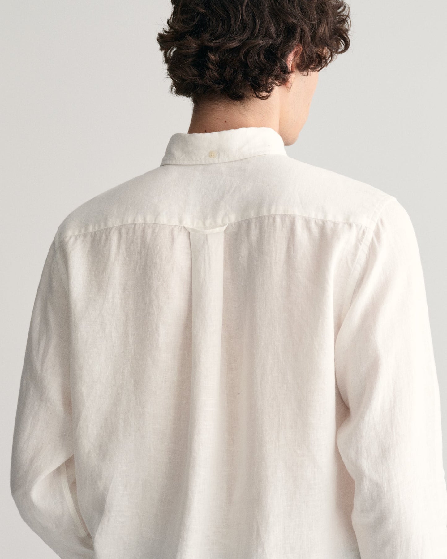 Men's Regular Fit Linen Shirt - WHITE