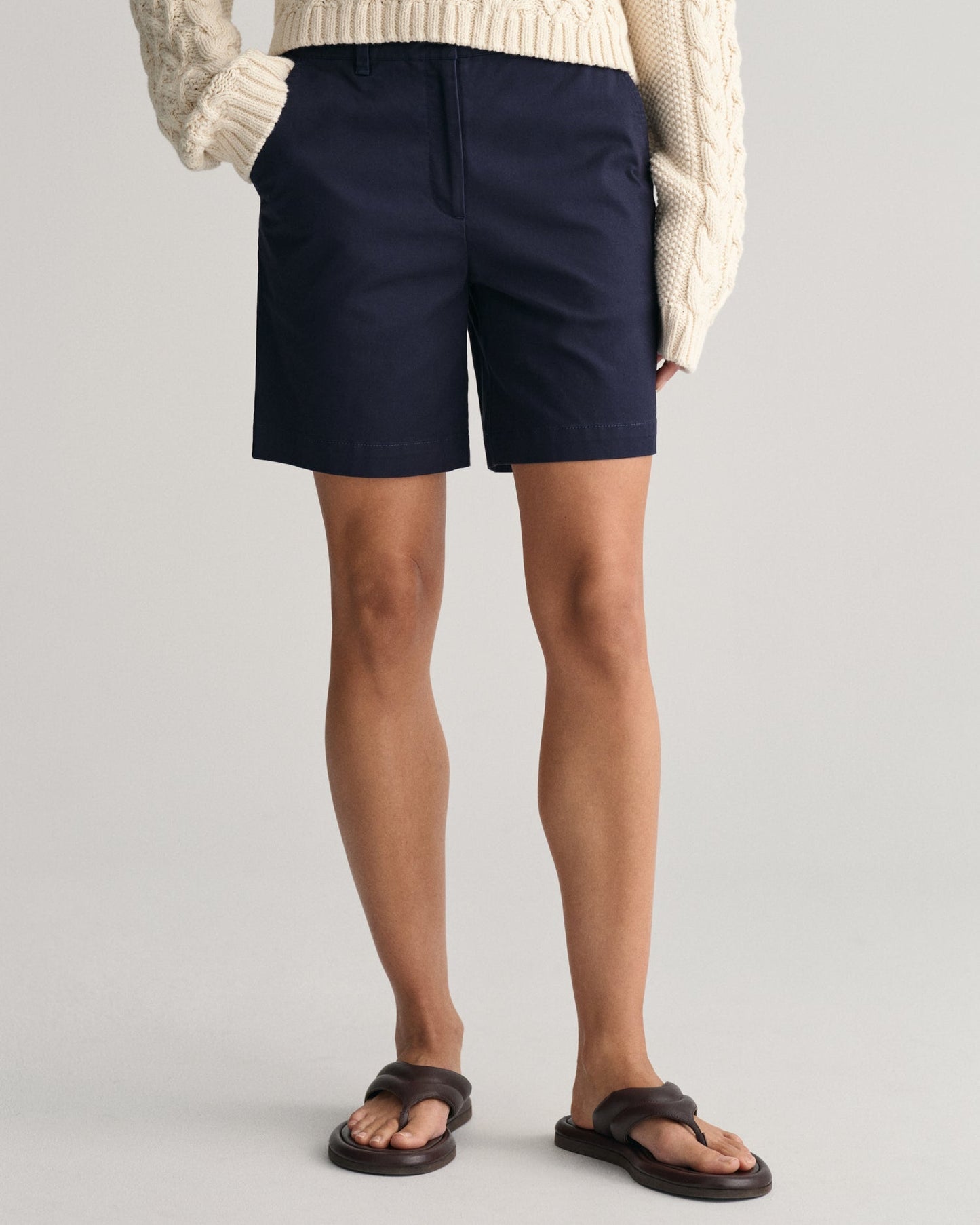 Women's Chino Shorts - EVENING BLUE