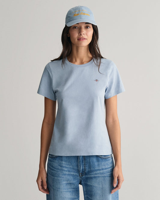 Women's Shield T-Shirt - DOVE BLUE