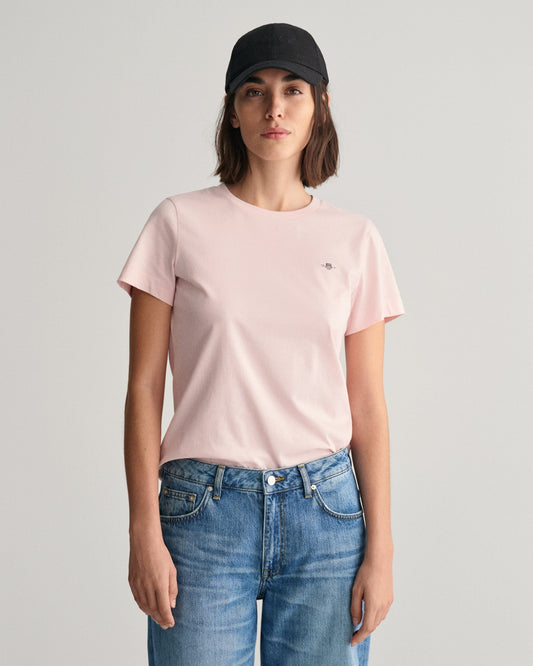 Women's Shield T-Shirt - FADED PINK