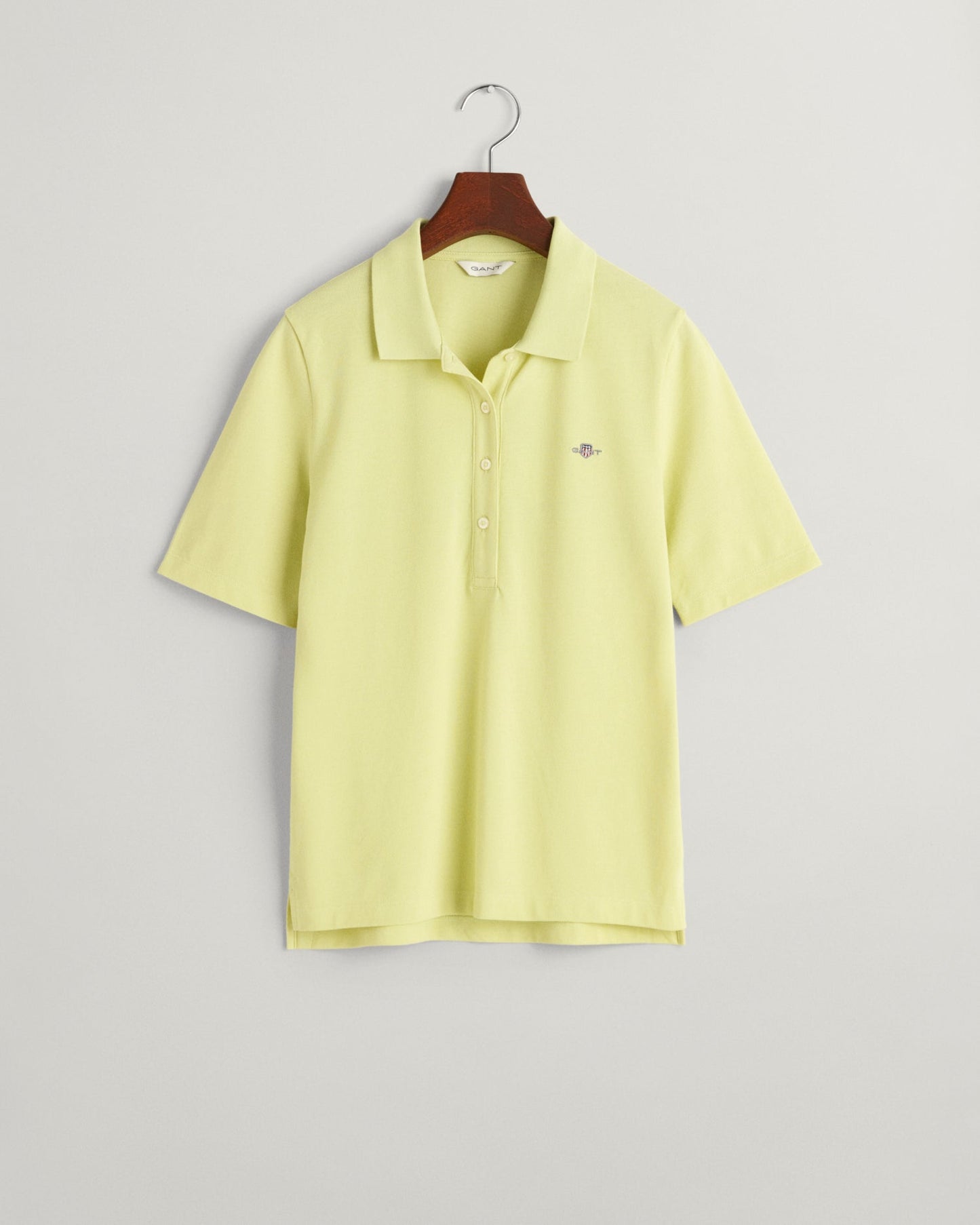 Women's Shield Piqué Polo Shirt - PASTEL LIME