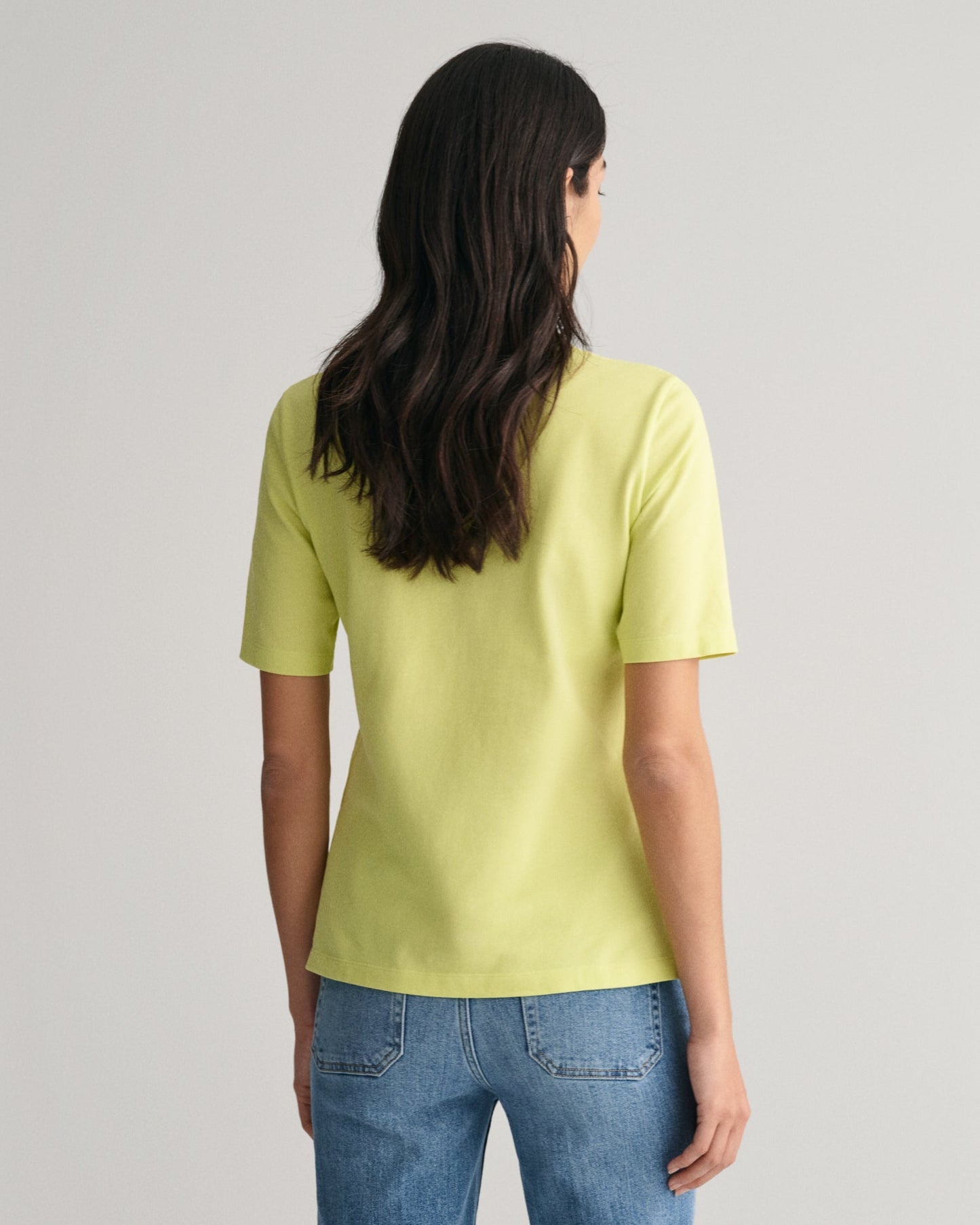 Women's Shield Piqué Polo Shirt - PASTEL LIME