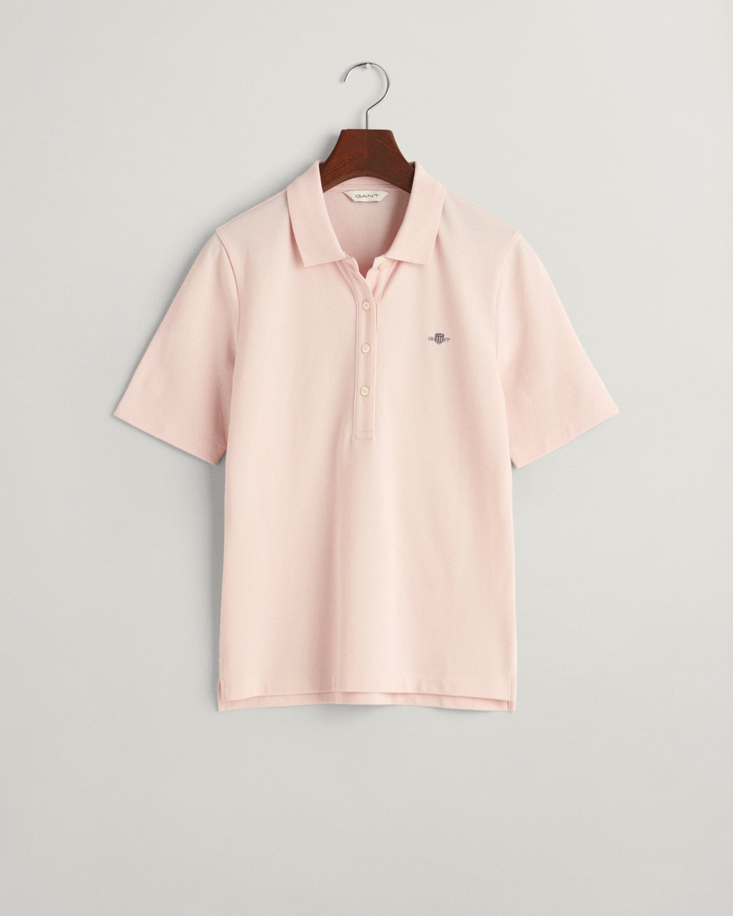 Women's Shield Piqué Polo Shirt - FADED PINK