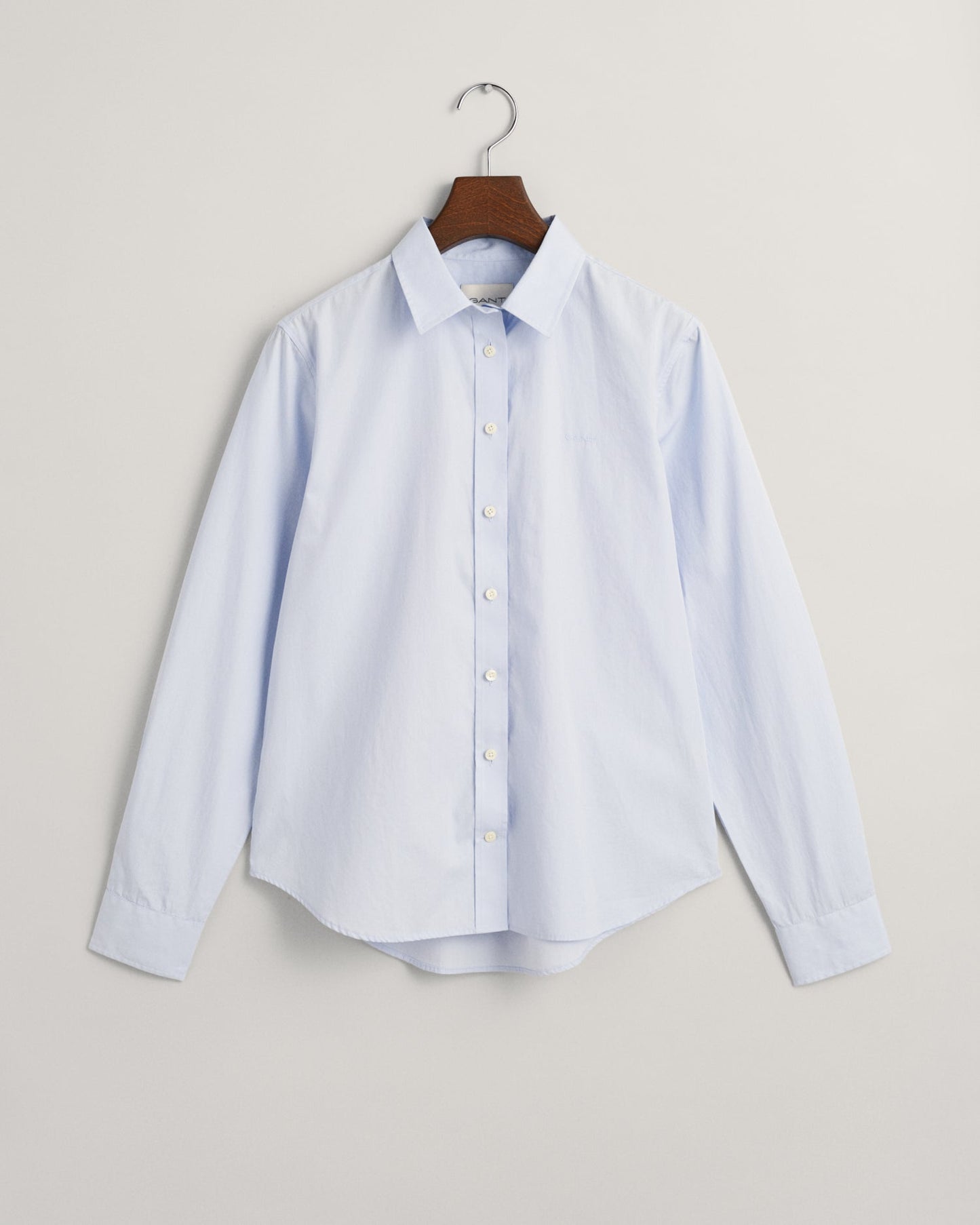 Women's Regular Fit Poplin Shirt - LIGHT BLUE