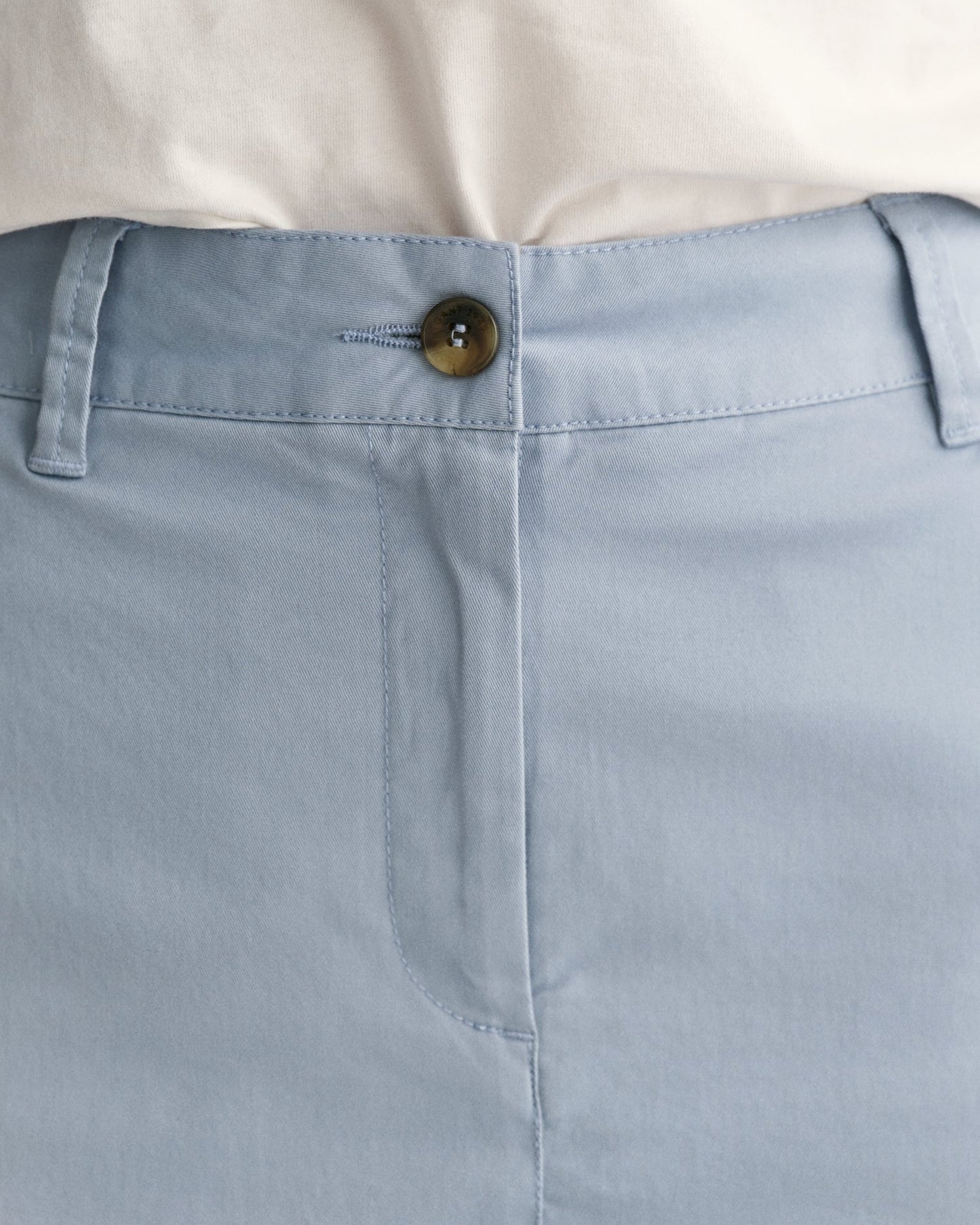 Women's Chino Skirt - DOVE BLUE