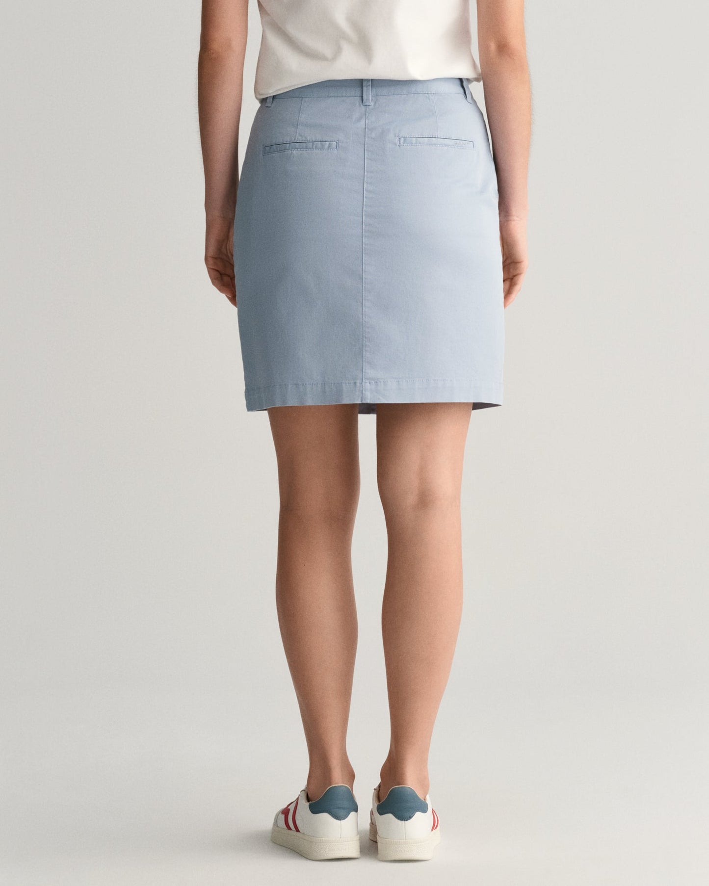 Women's Chino Skirt - DOVE BLUE