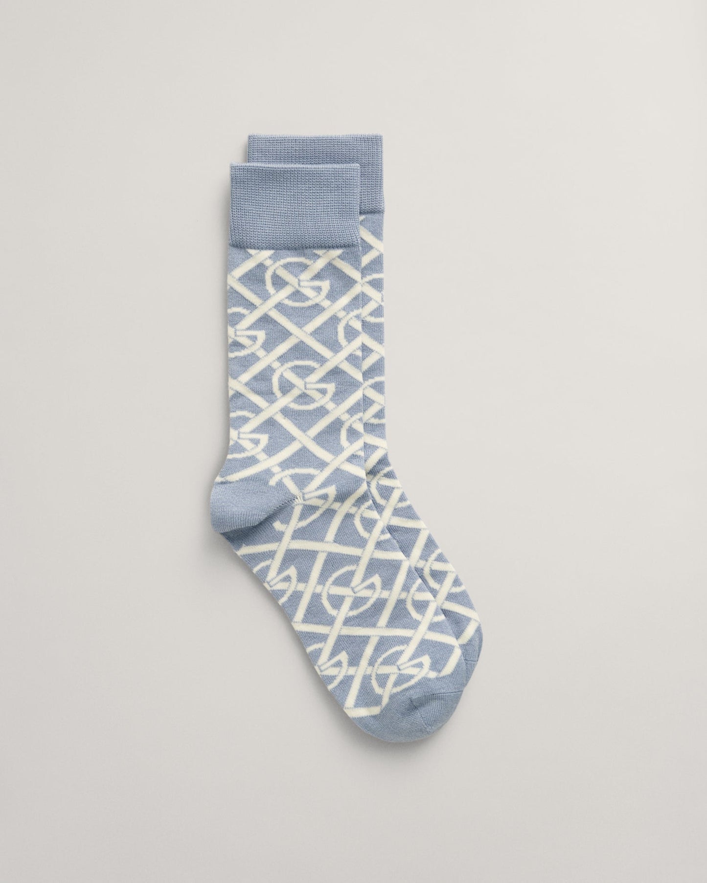 Women's G Patterned Socks - DOVE BLUE