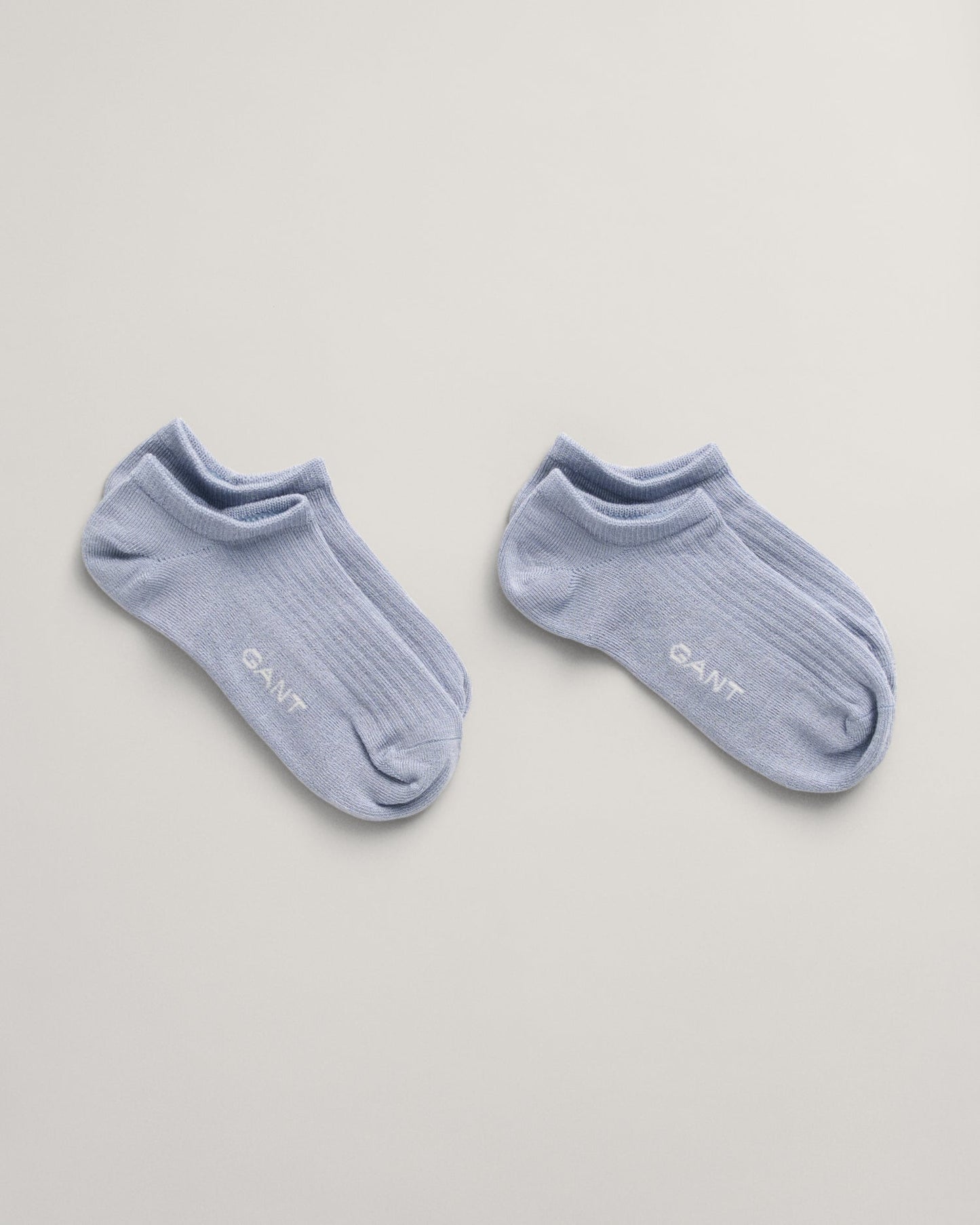 Women's 2-Pack Ribbed Lyocell Low Cut Socks - DOVE BLUE