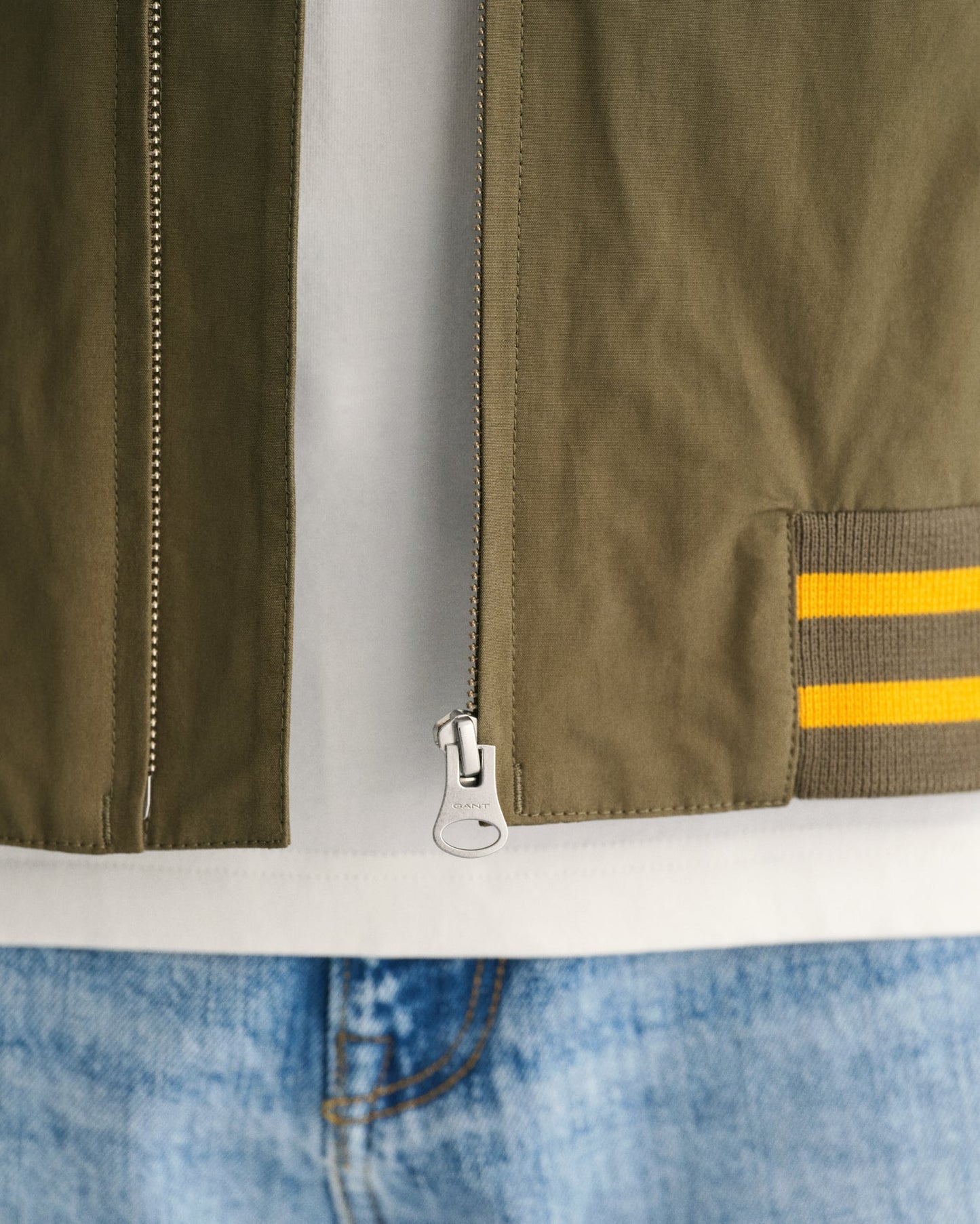 Men's Lightweight Varsity Jacket - SOFT OAT