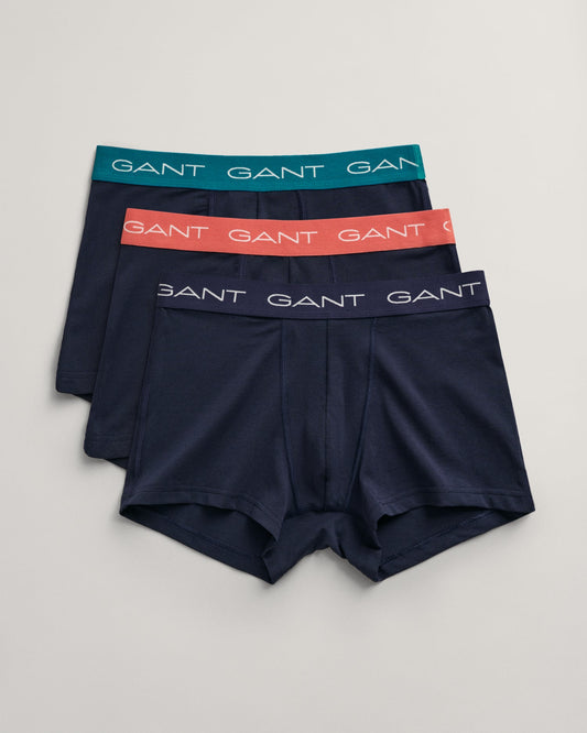 Men's 3-Pack Trunks - EVENING BLUE