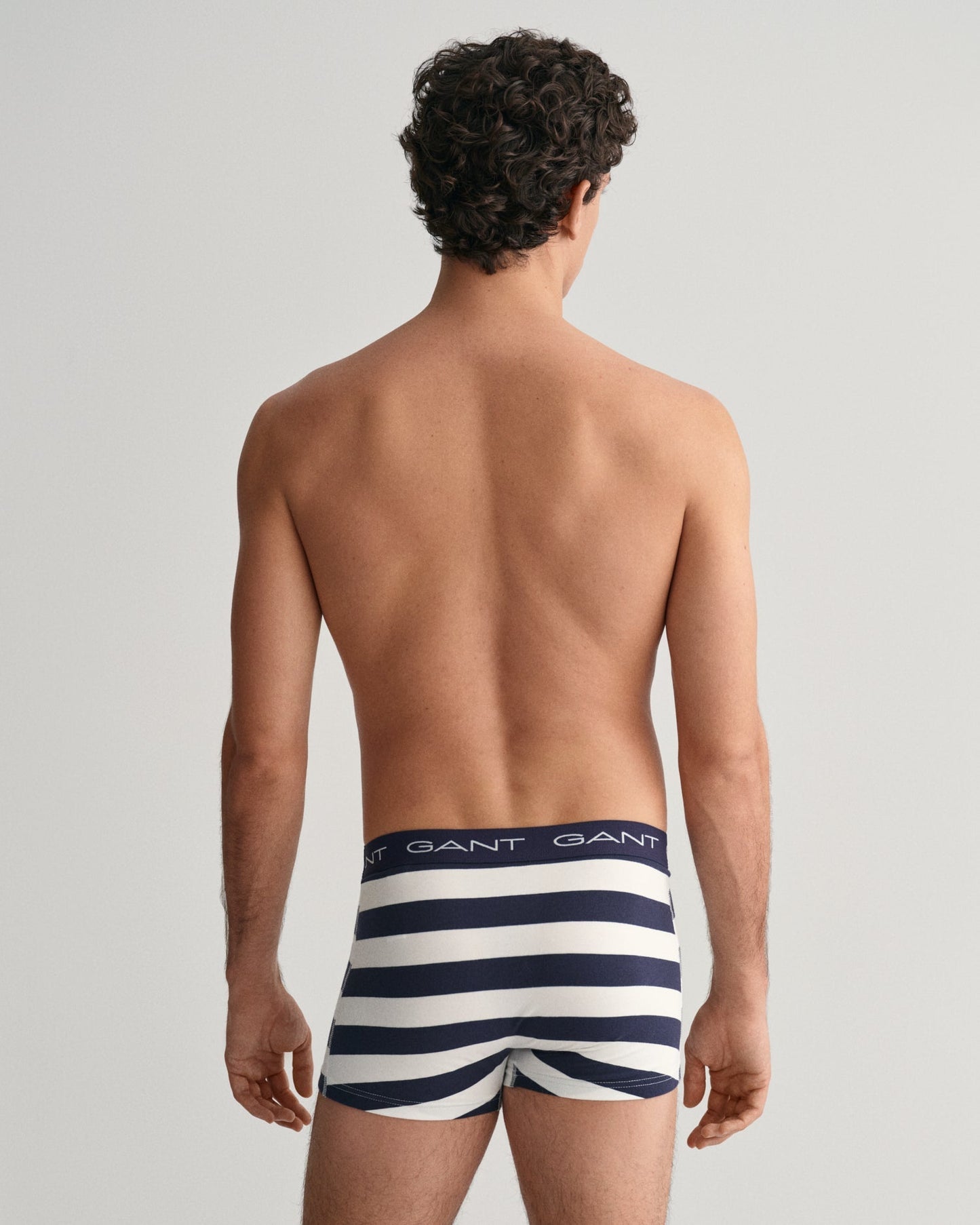 Men's 3-Pack Striped Trunks - EVENING BLUE