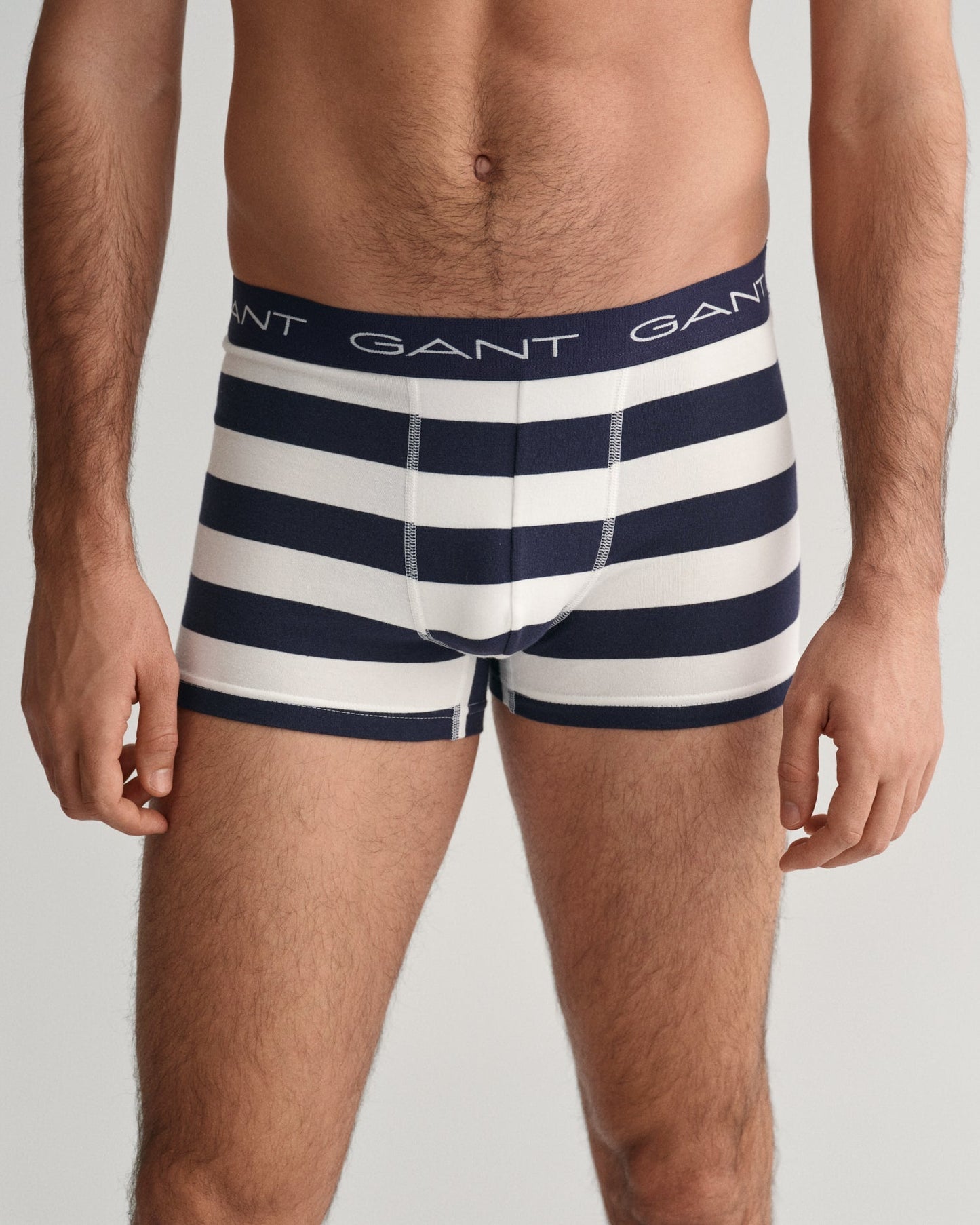 Men's 3-Pack Striped Trunks - EVENING BLUE