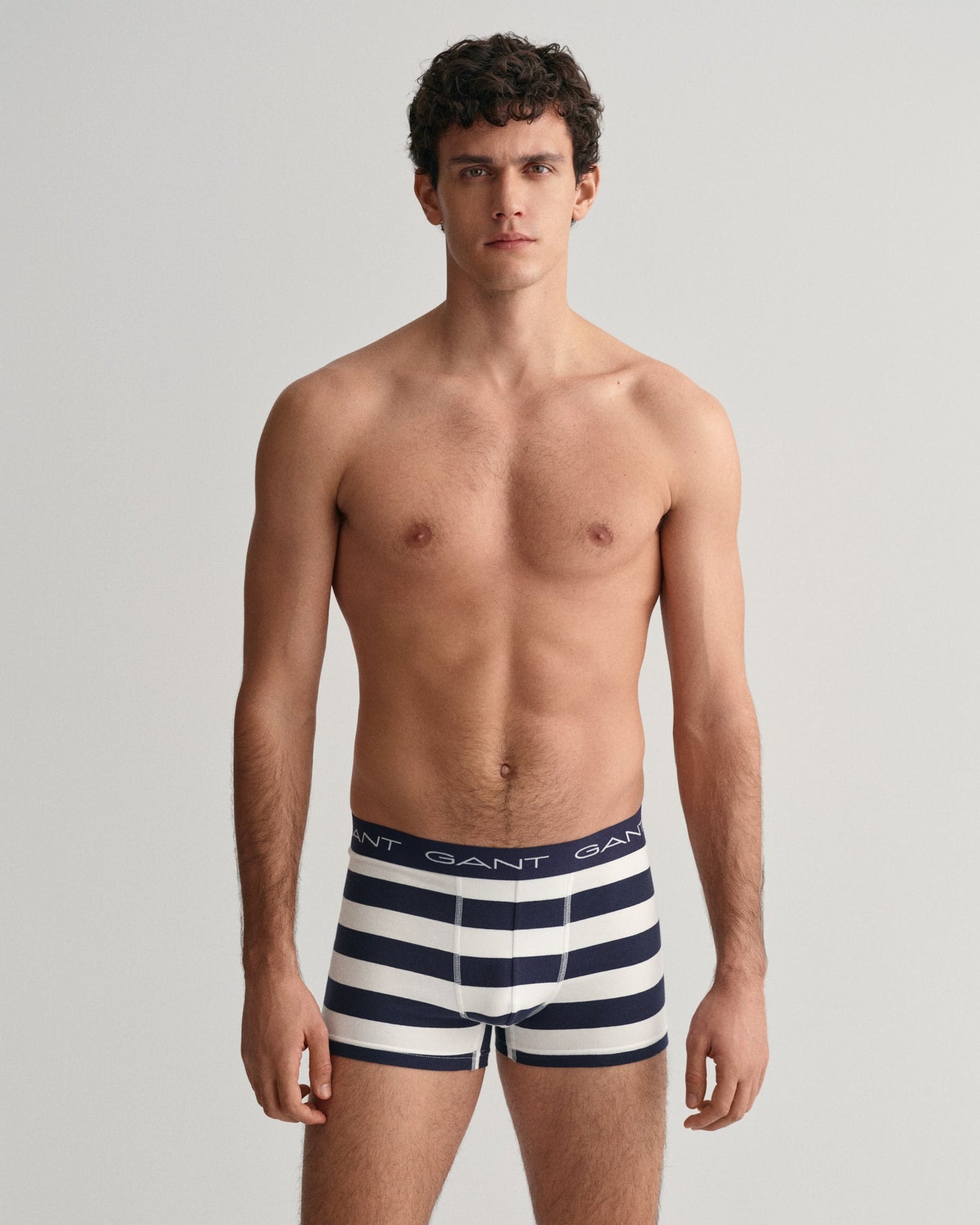 Men's 3-Pack Striped Trunks - EVENING BLUE