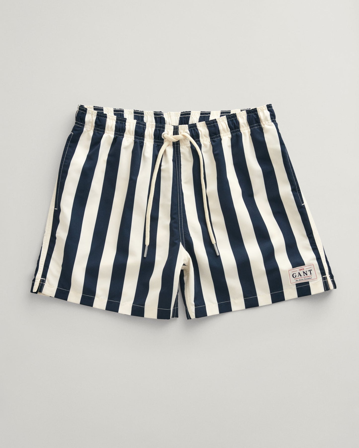 Men's Block Striped Swim Shorts - EVENING BLUE