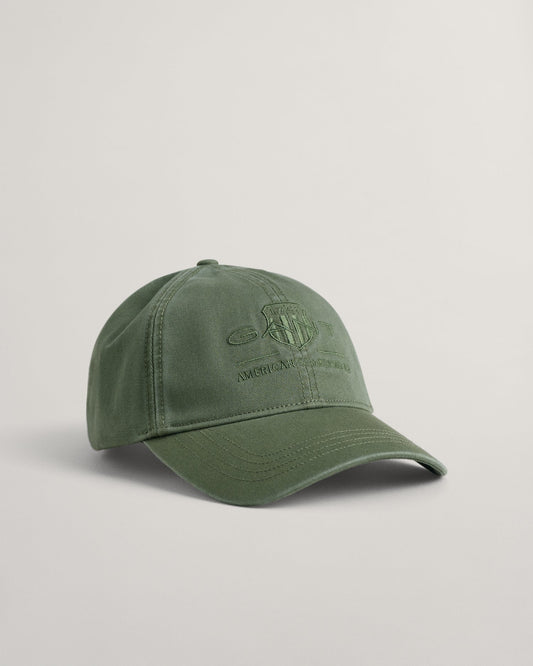 Men's Tonal Shield Cap - PINE GREEN