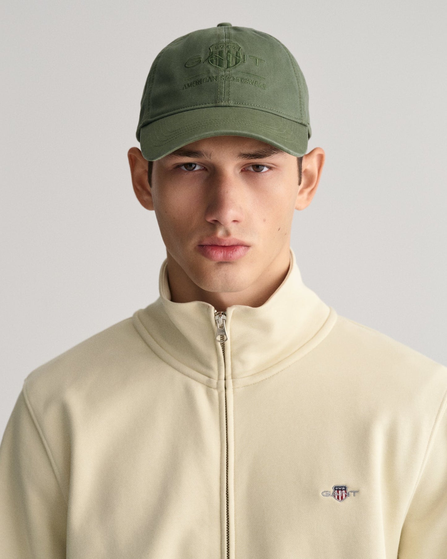 Men's Tonal Shield Cap - PINE GREEN