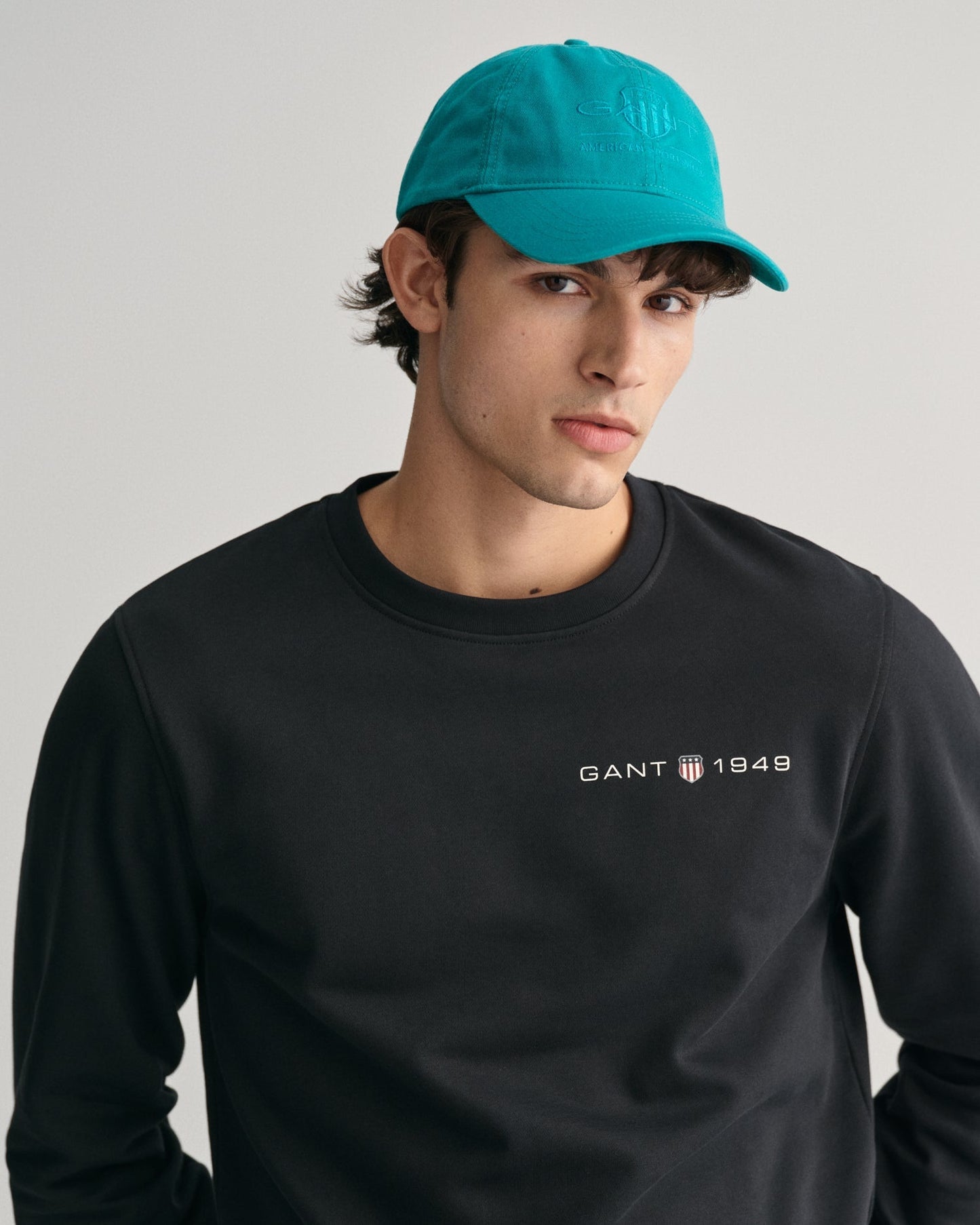 Men's Tonal Shield Cap - OCEAN TURQUOSIE