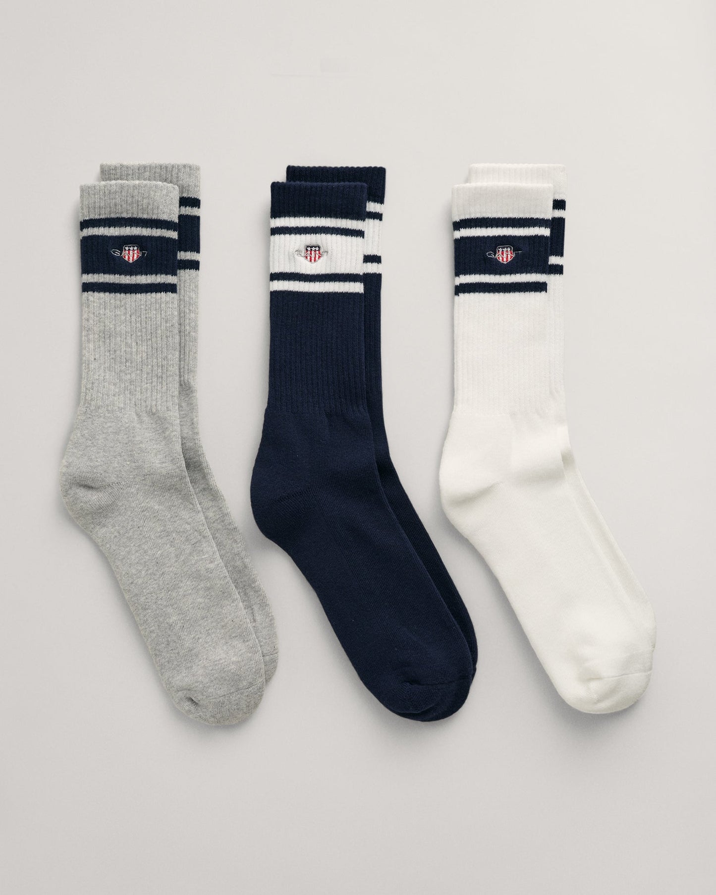 Men's 3-Pack Shield Sport Socks - EVENING BLUE