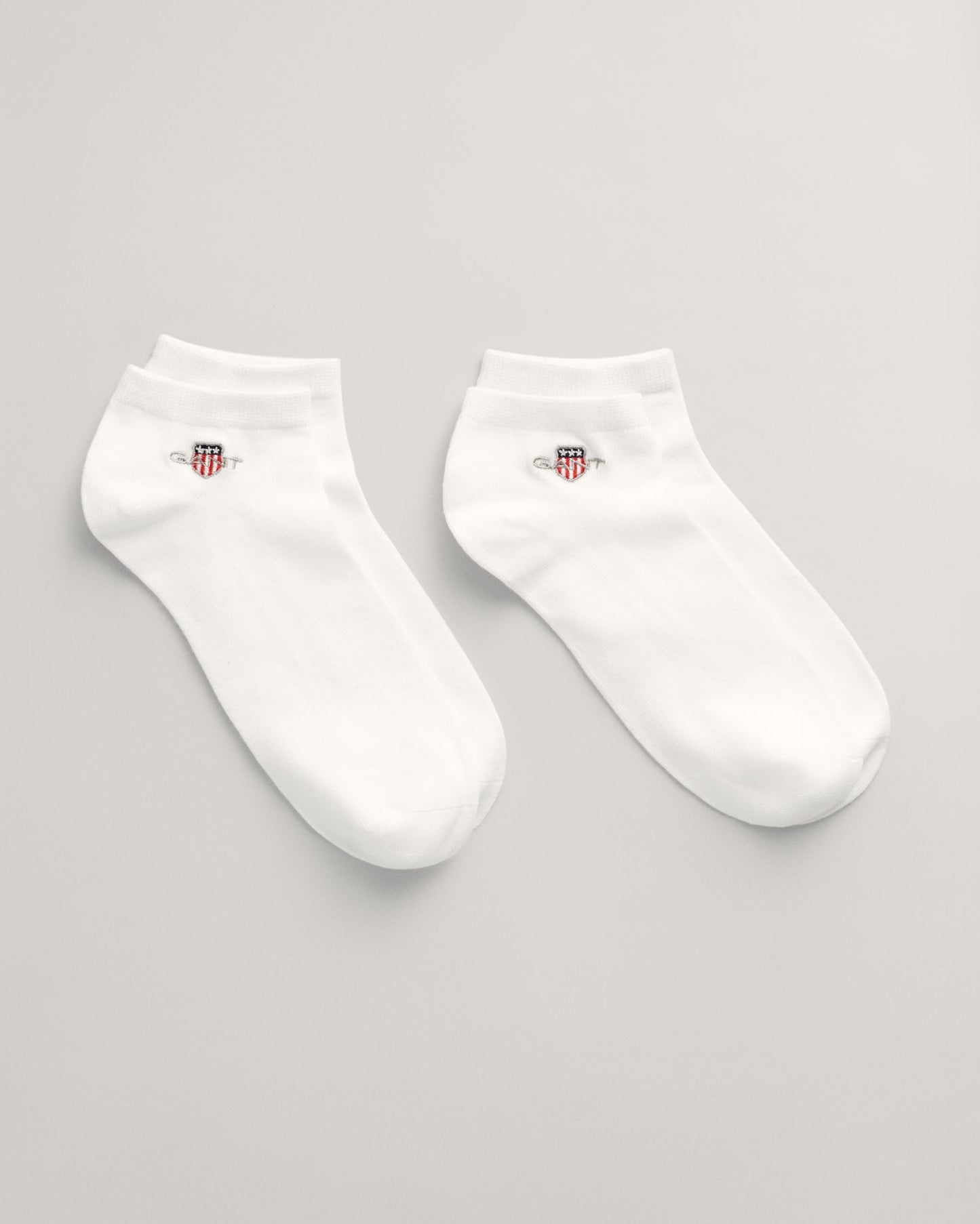 Men's 2-Pack Shield Ankle Socks - WHITE