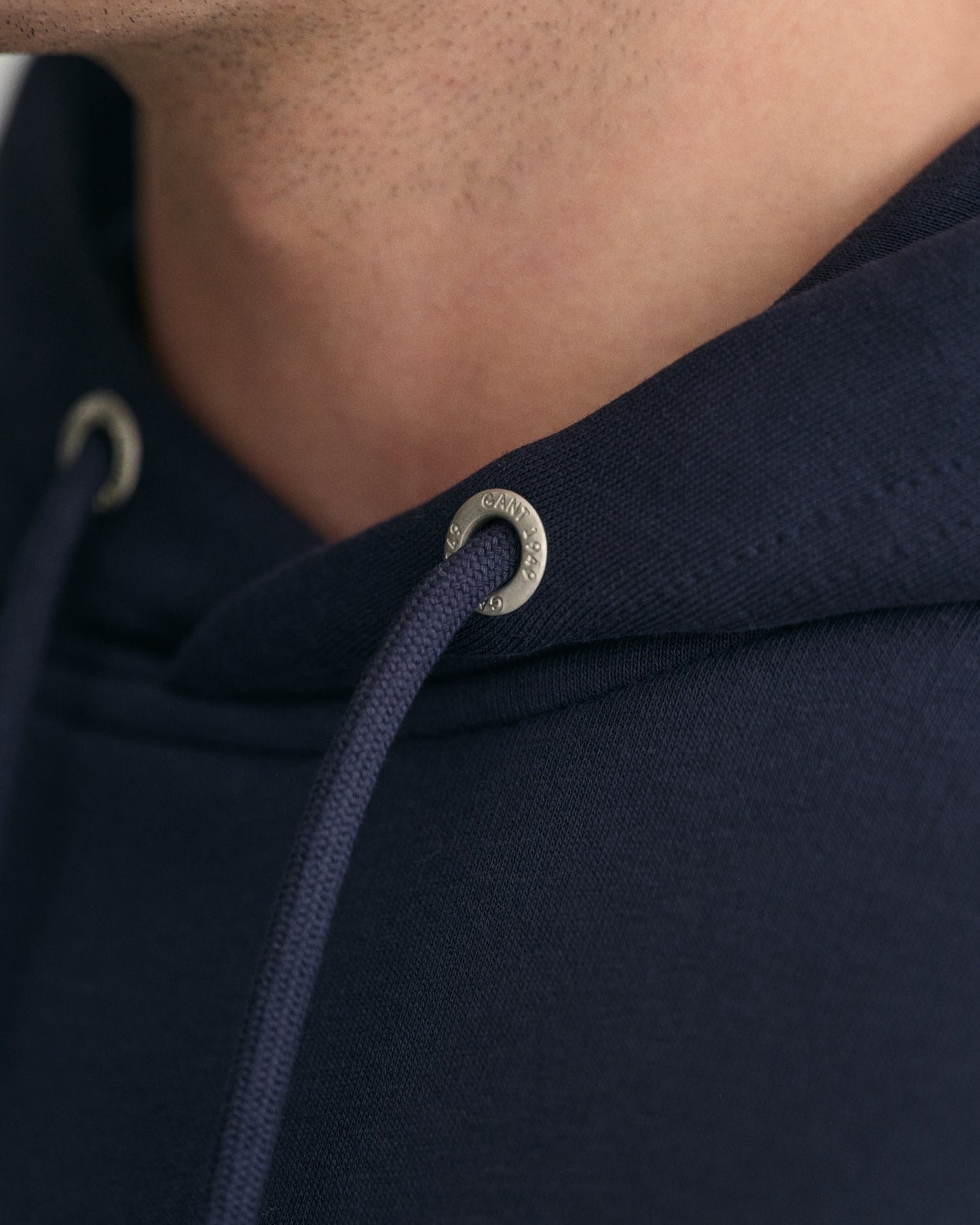 Men's Medium Archive Shield Hoodie - EVENING BLUE