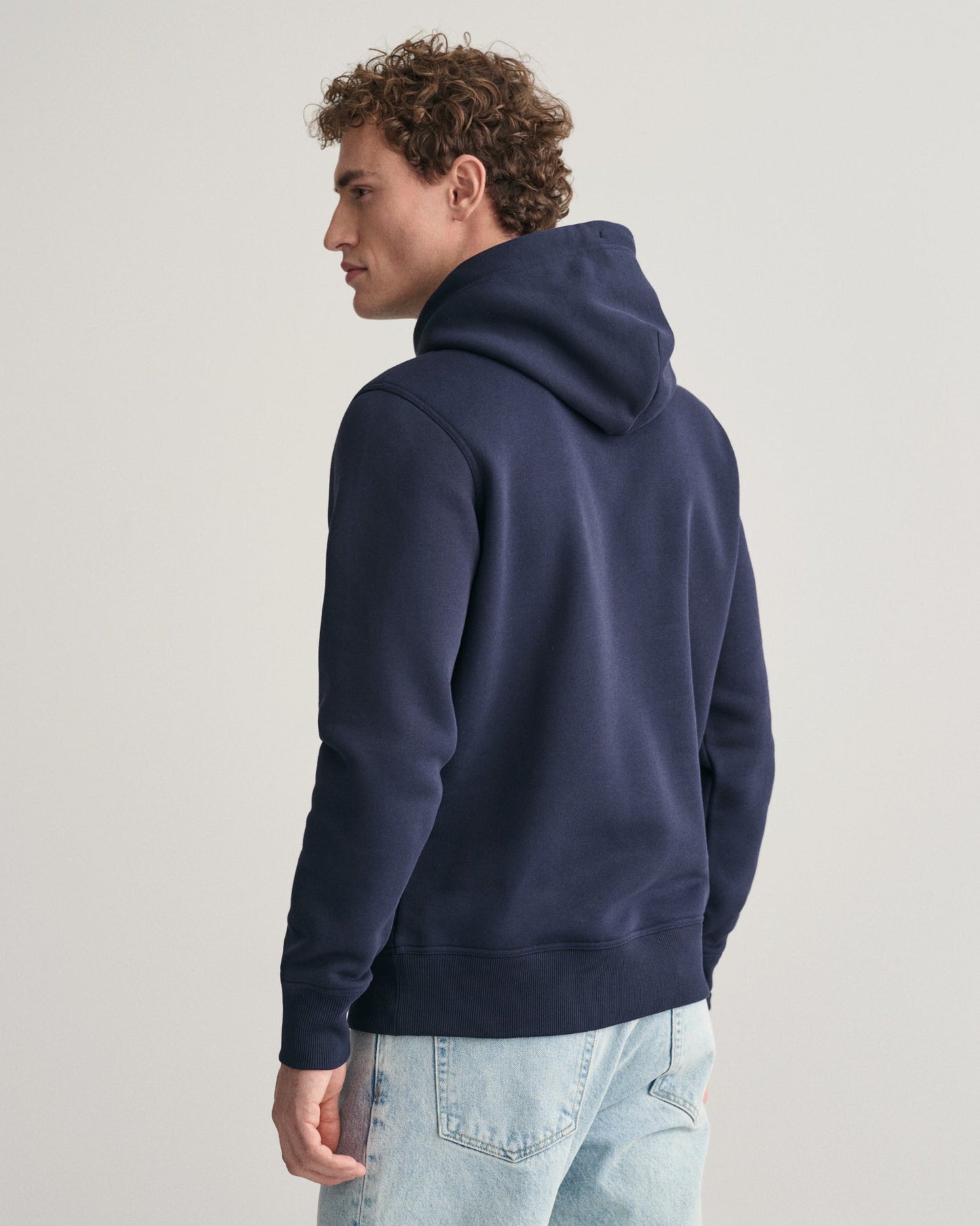 Men's Medium Archive Shield Hoodie - EVENING BLUE