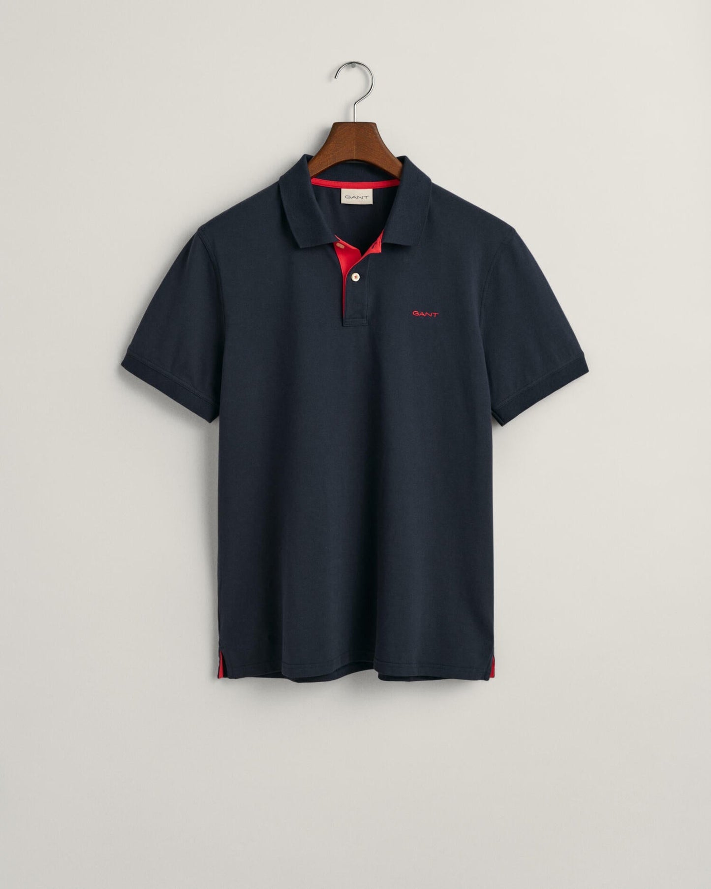 Men's Contrast Piqué Polo Shirt - EVENING BLUE