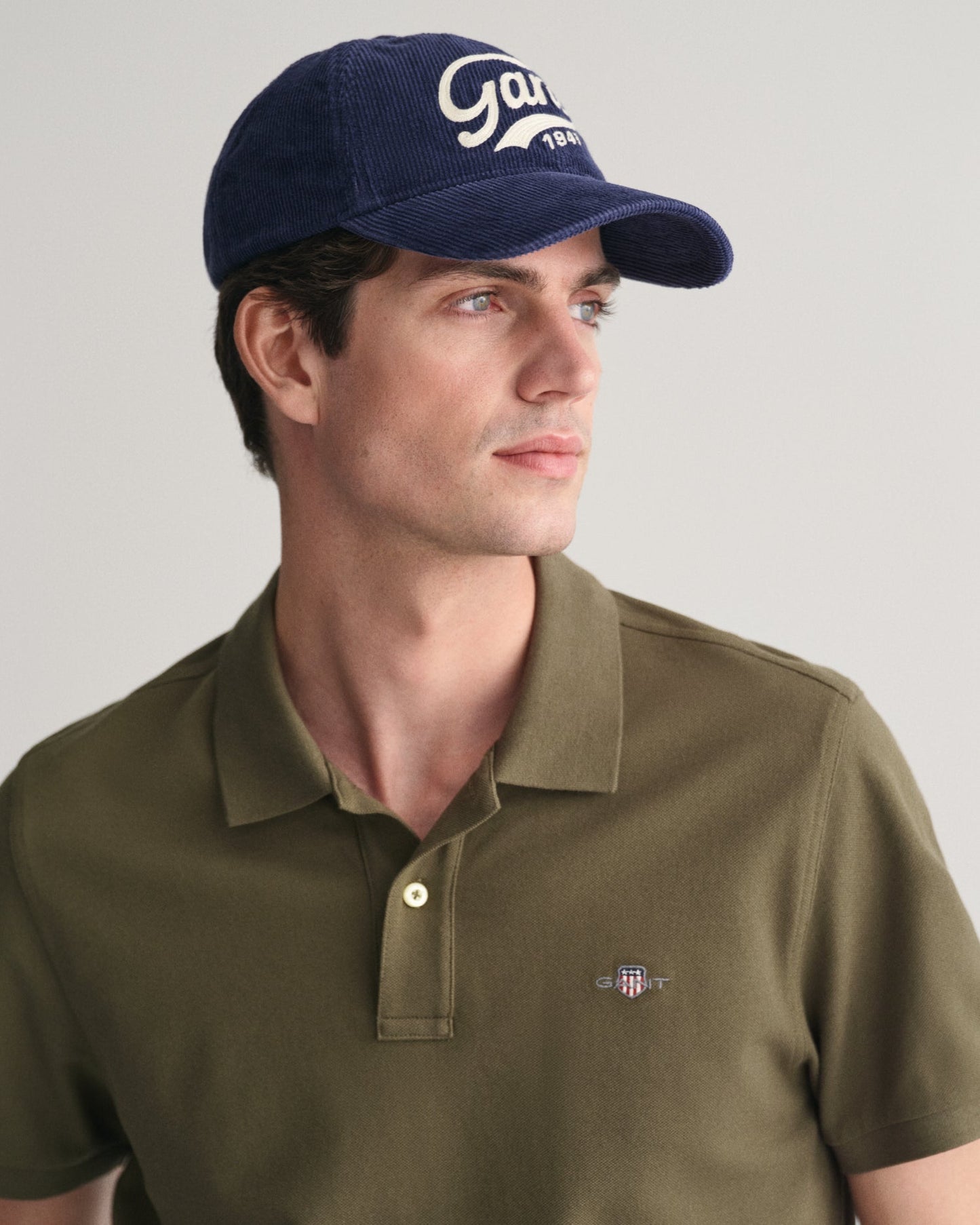 Men's Regular Fit Shield Piqué Polo Shirt - JUNIPER GREEN