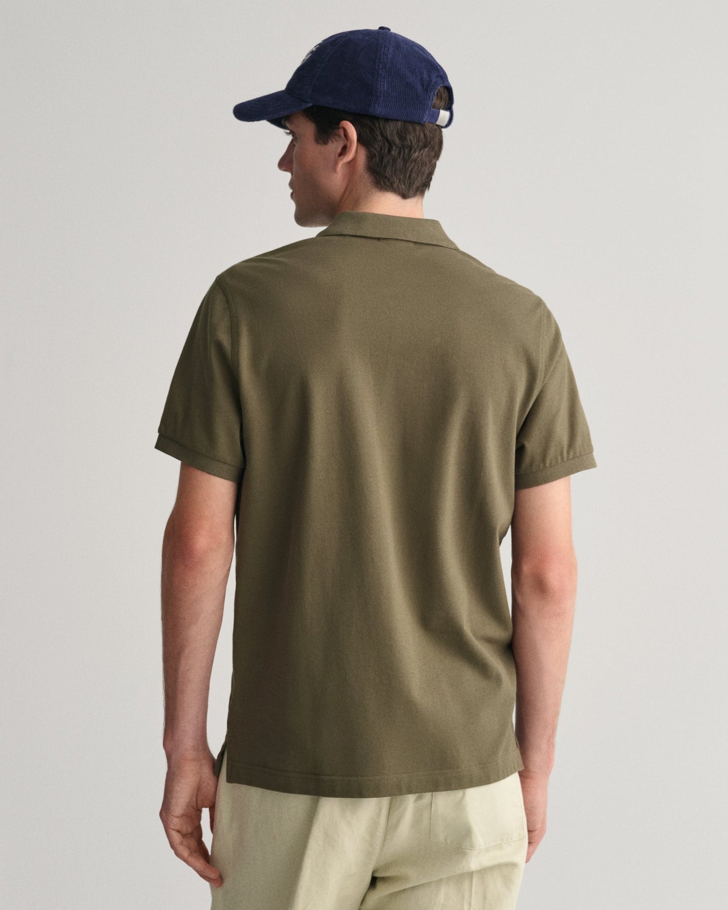 Men's Regular Fit Shield Piqué Polo Shirt - JUNIPER GREEN