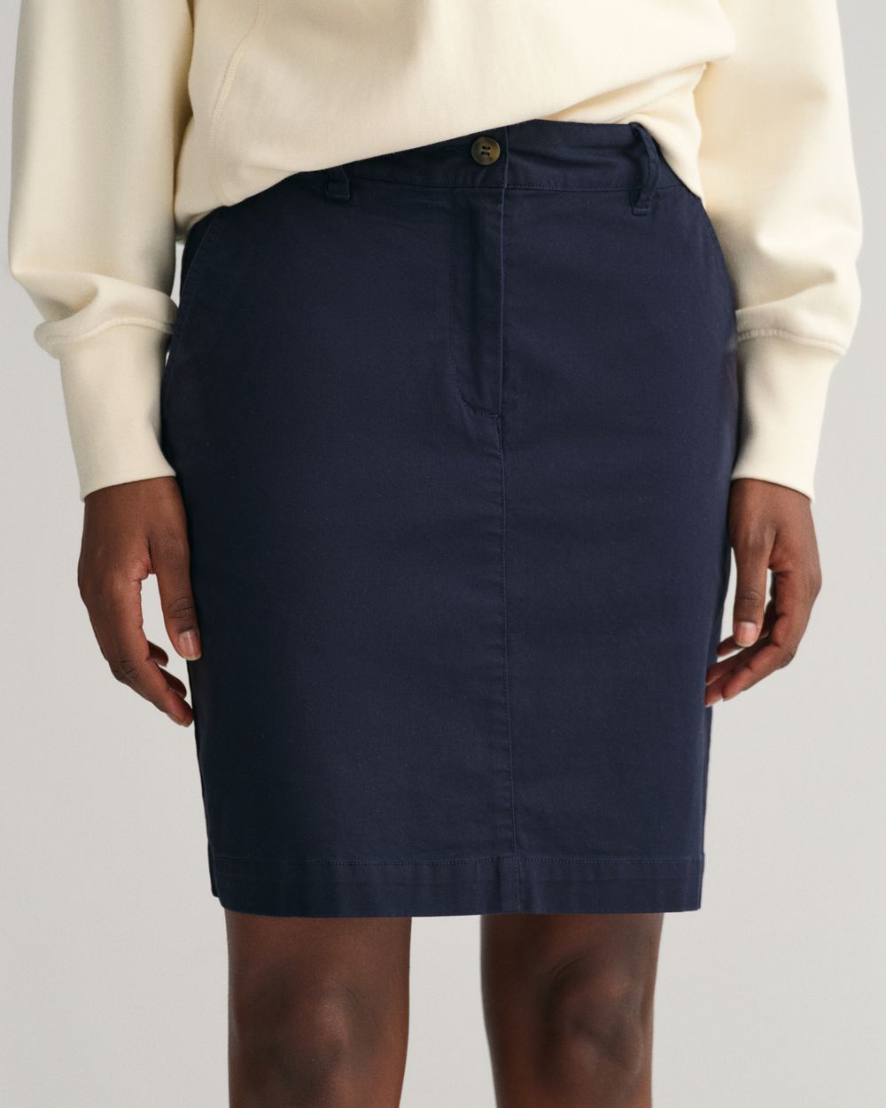 Women's Chino Skirt - EVENING BLUE