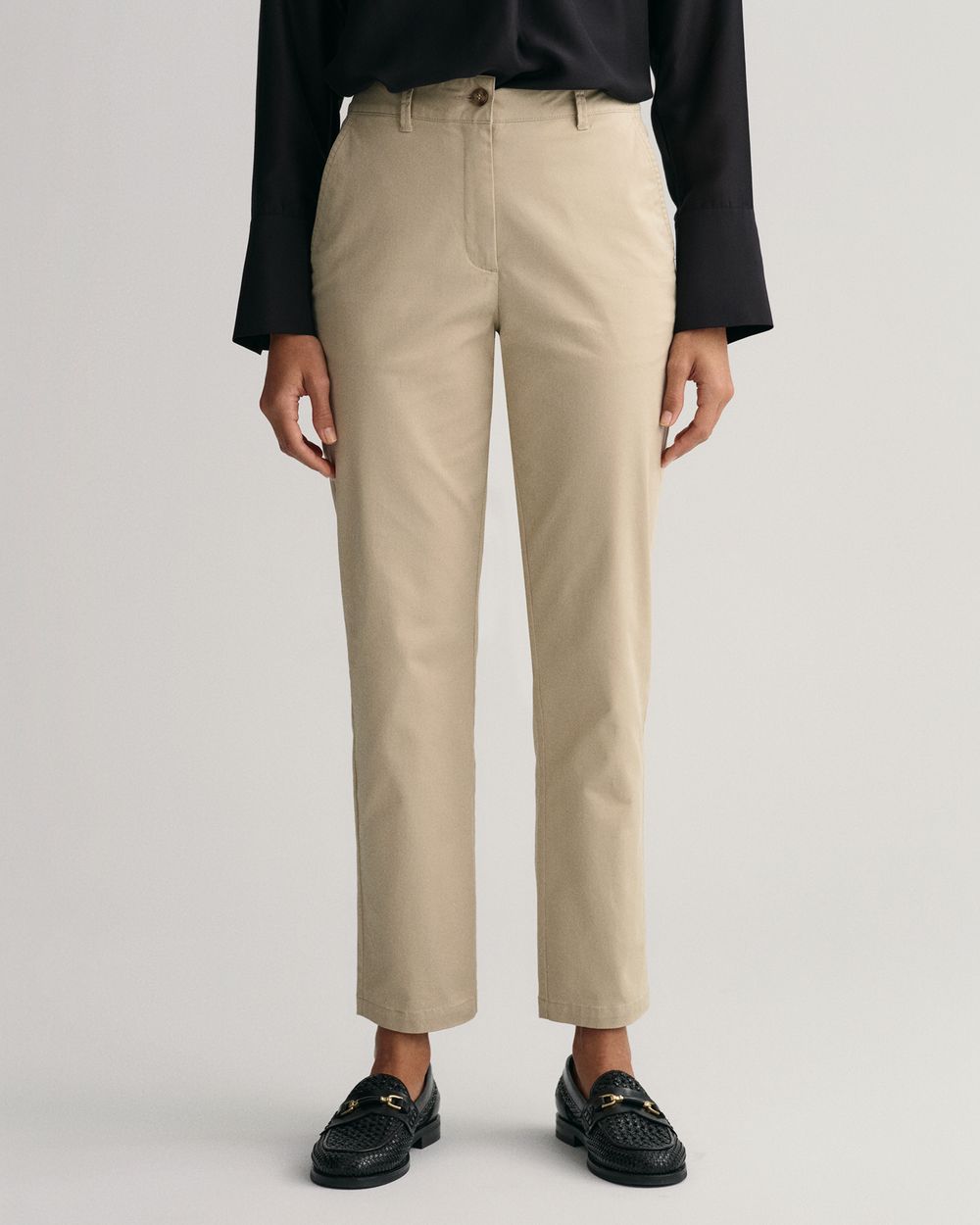 Women's Slim Fit Chinos - DRY SAND