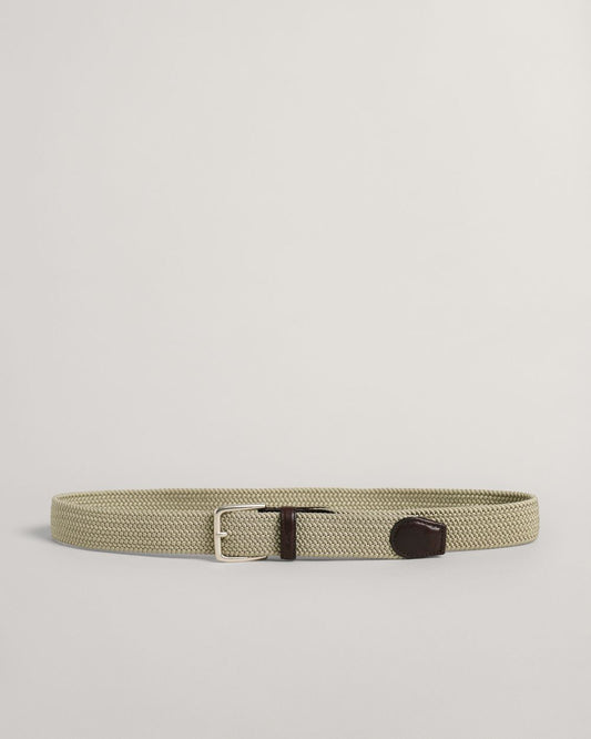 Men's Elastic Braid Belt - DRY SAND