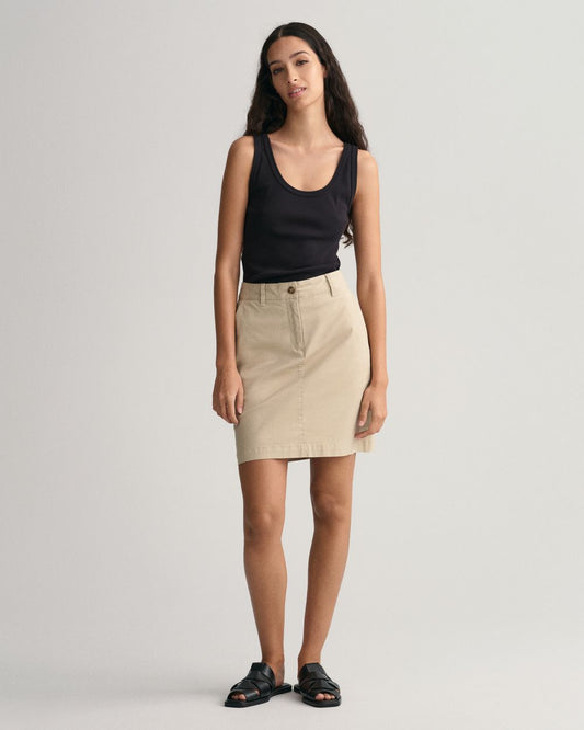 Women's Chino Skirt - DRY SAND