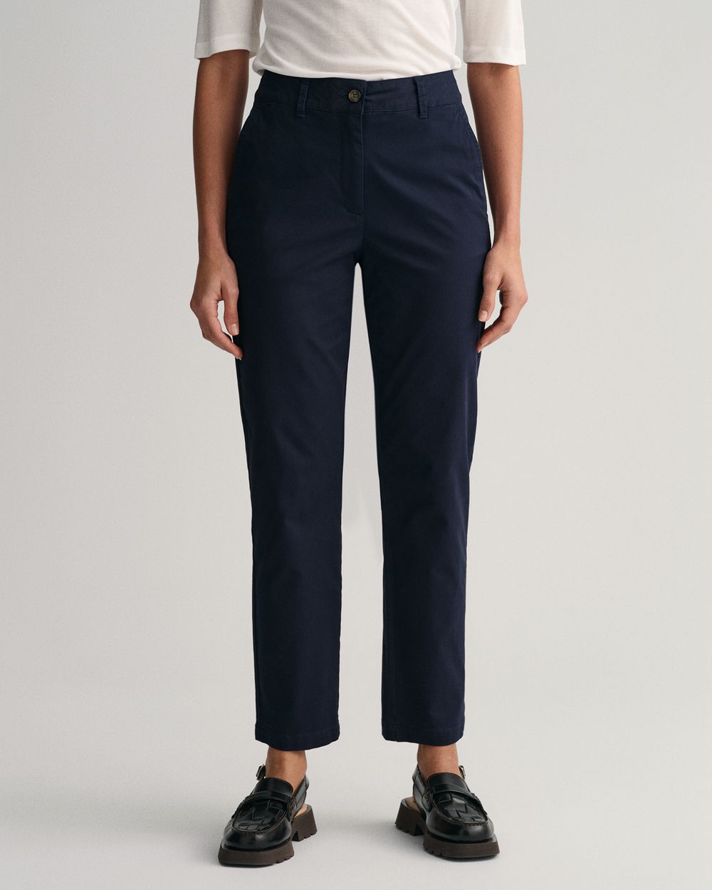 Women's Slim Fit Chinos - EVENING BLUE