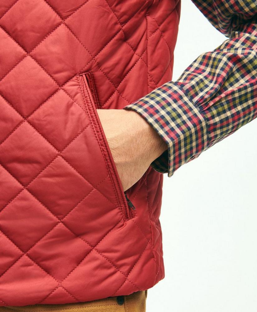 Water Repellent Diamond Quilted Vest