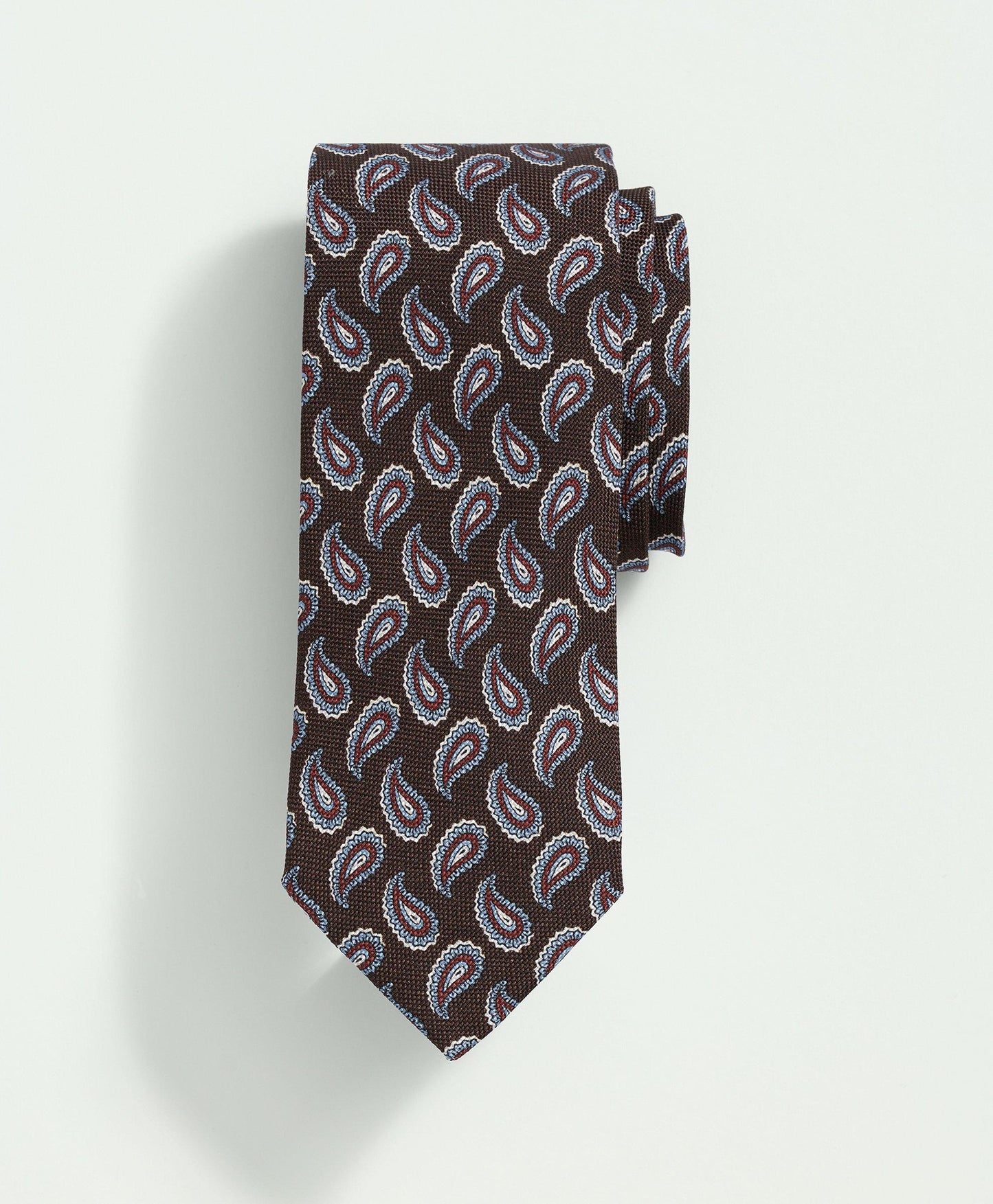 Silk Basketweave Pine Pattern Tie