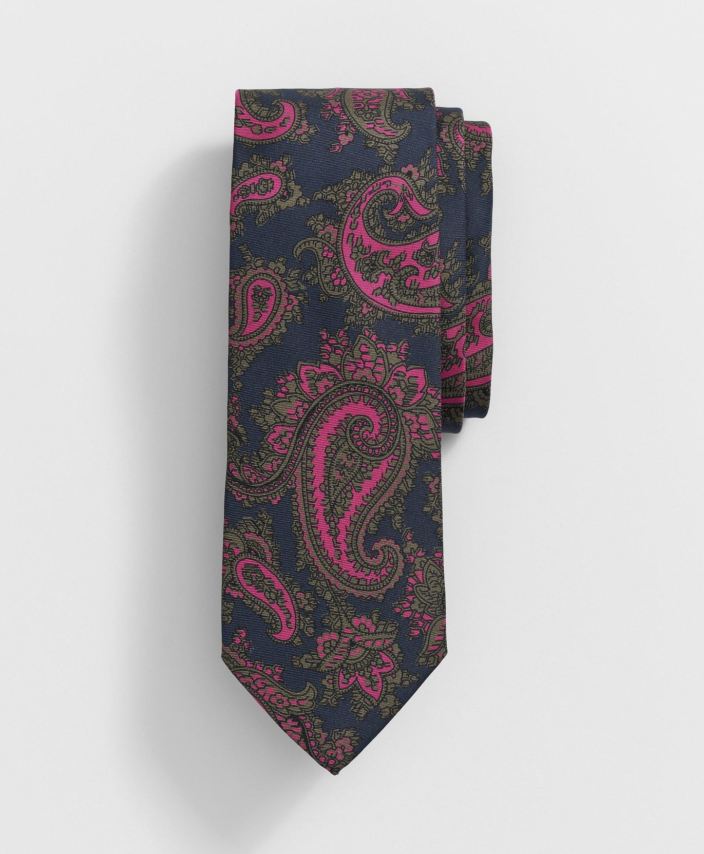 Silk Bold Paisley Print Tie