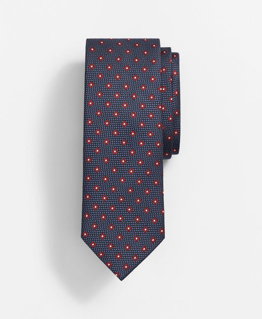 Silk Four Petal Flower Tie