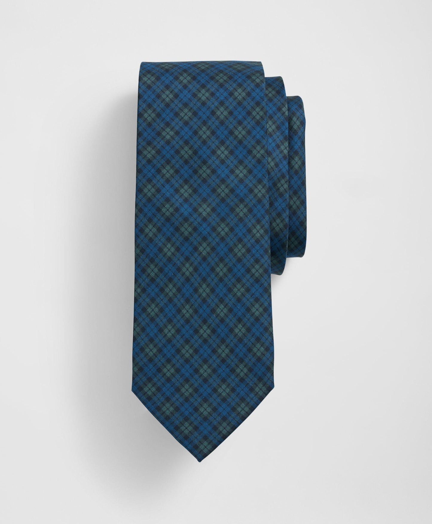 Silk Mini Black Watch Tie