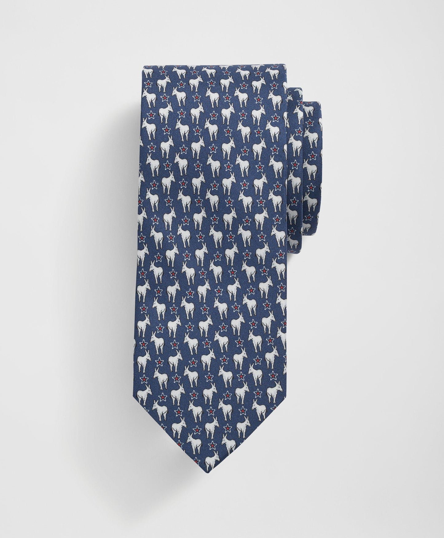 Donkey Motif Silk Tie