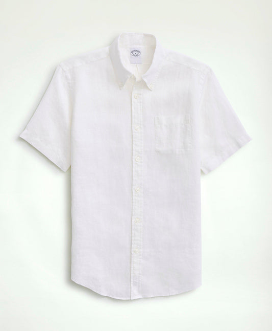 Irish Linen Short-Sleeve Sport Shirt