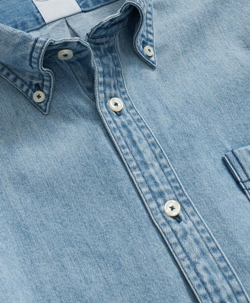 Archival Denim Shirt in Cotton Twill