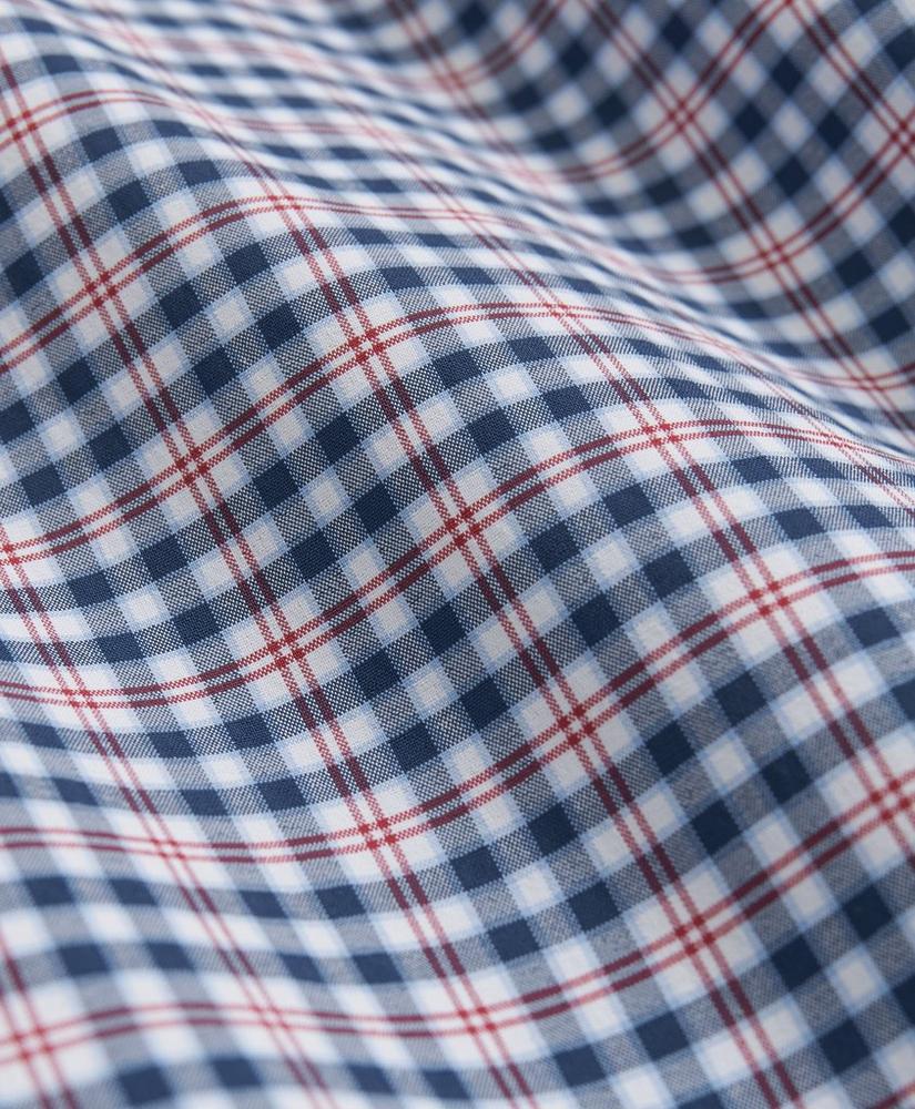 Performance Series Stretch Button-Down Collar, Checked Sport Shirt