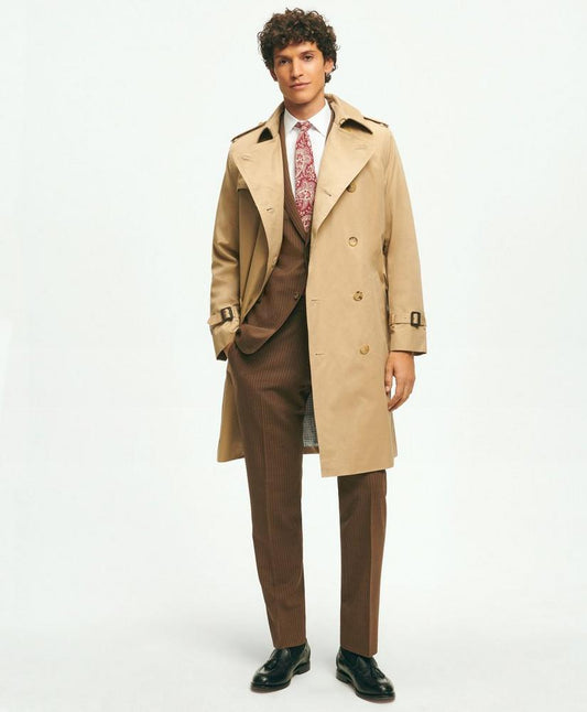 Supima Cotton Gabardine Trench Coat