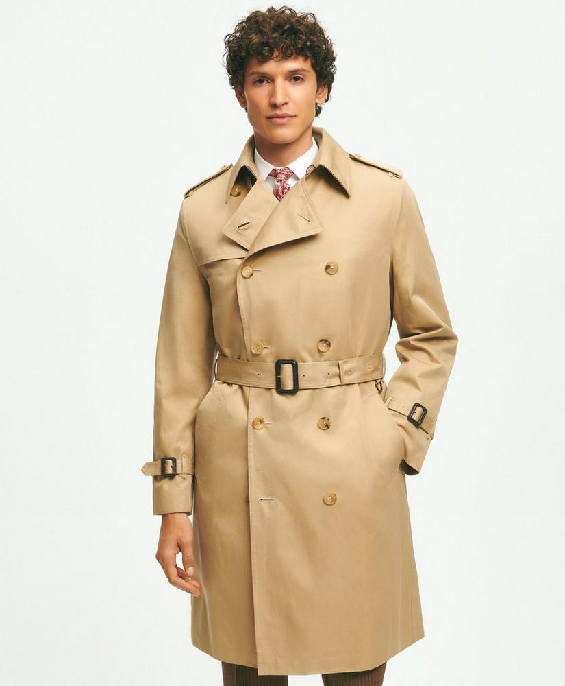 Supima Cotton Gabardine Trench Coat