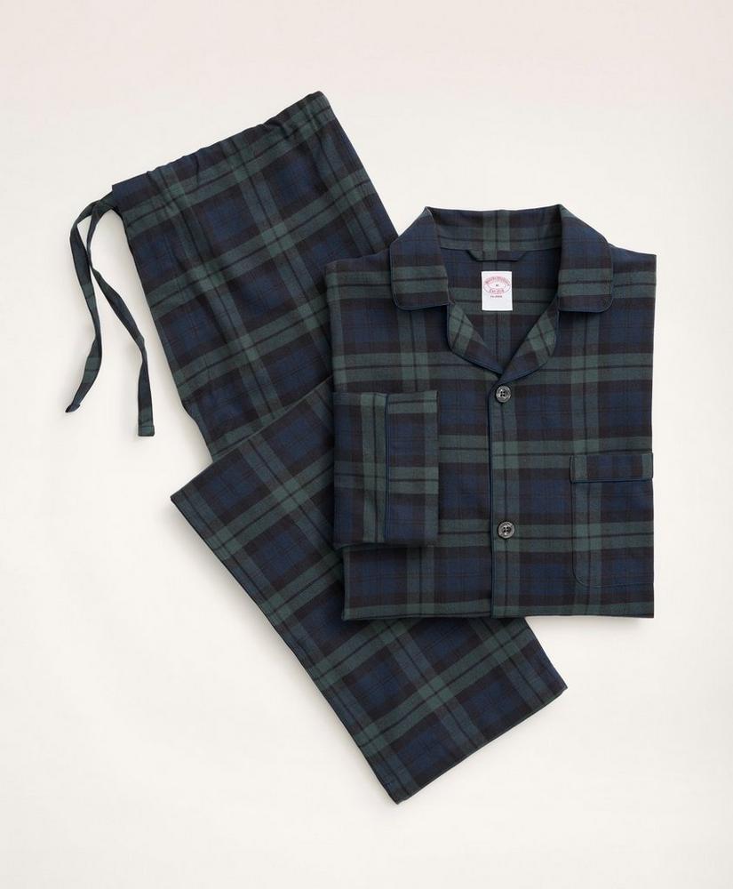 Cotton Flannel Black Watch Pajamas