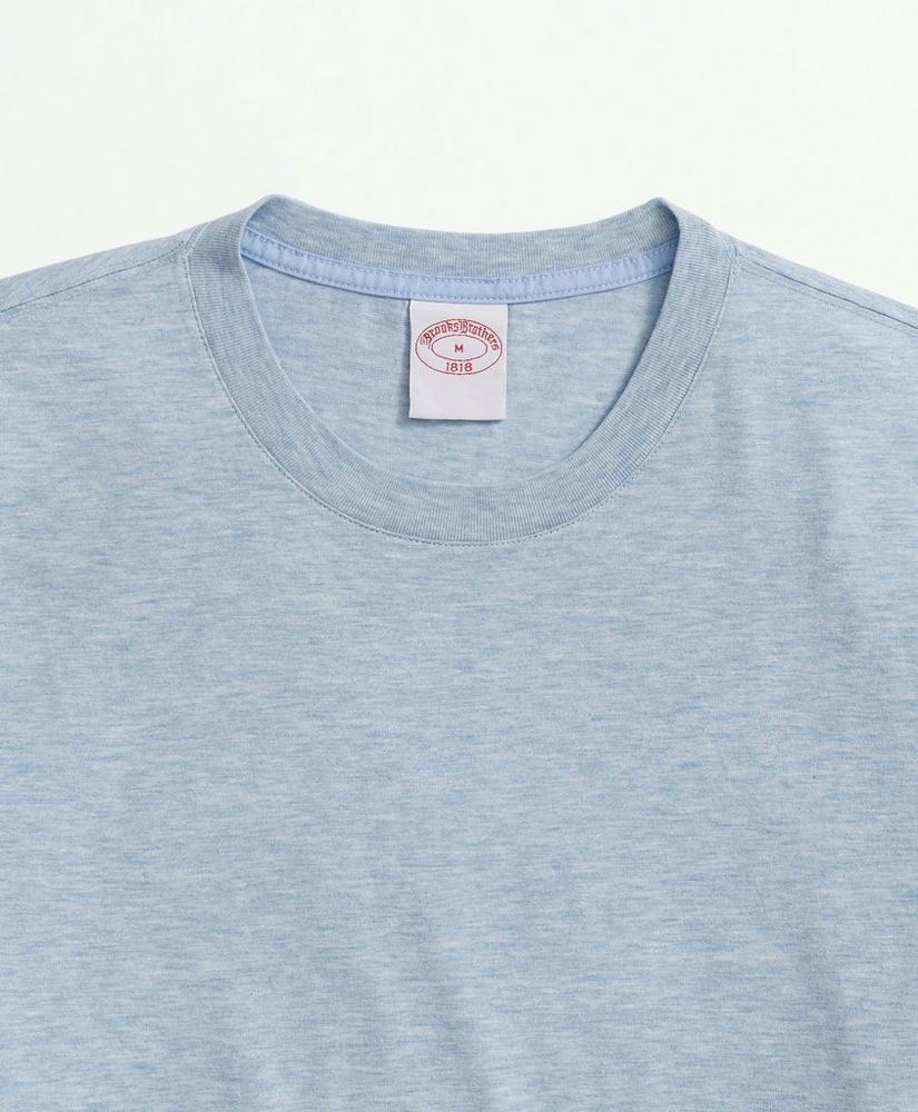 Washed Supima Cotton Pocket Crewneck T-Shirt