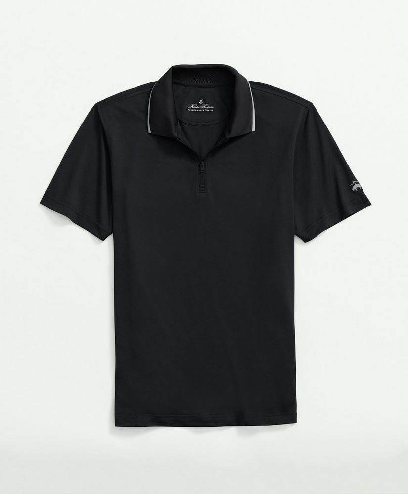 Performance Series Half-Zip Pique Polo Shirt