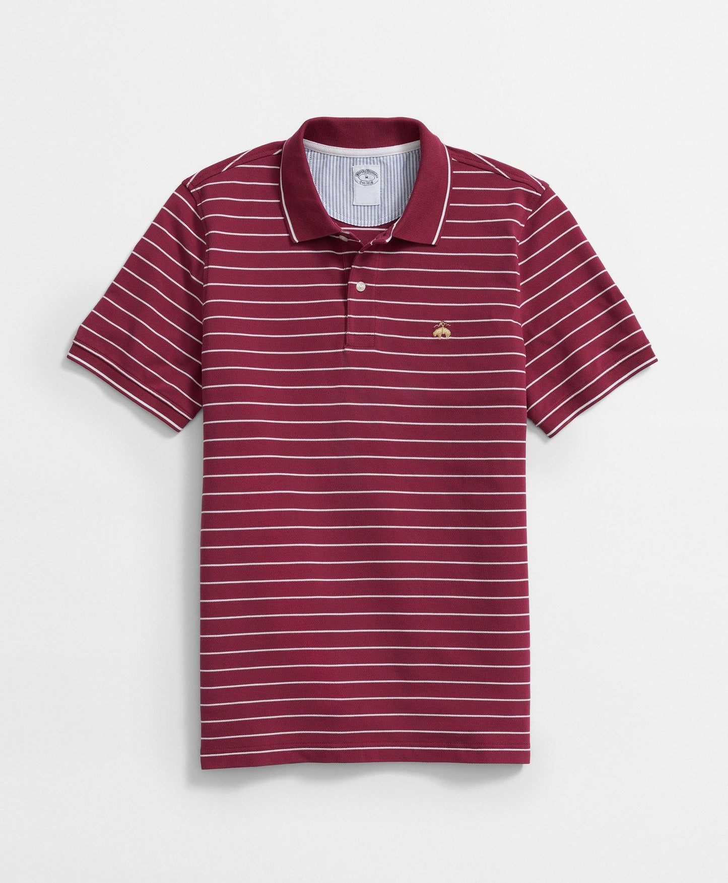 Golden Fleece Thin Striped Supima Polo Shirt