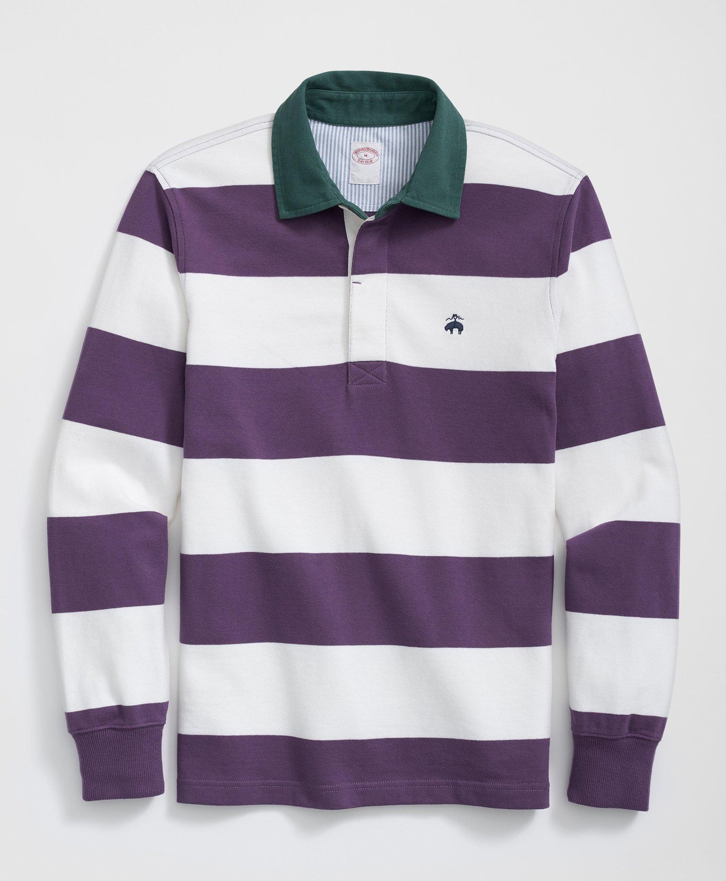 Rugby Shirt in Garment-Washed Cotton