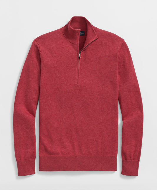 Supima Cotton Half-Zip Sweater